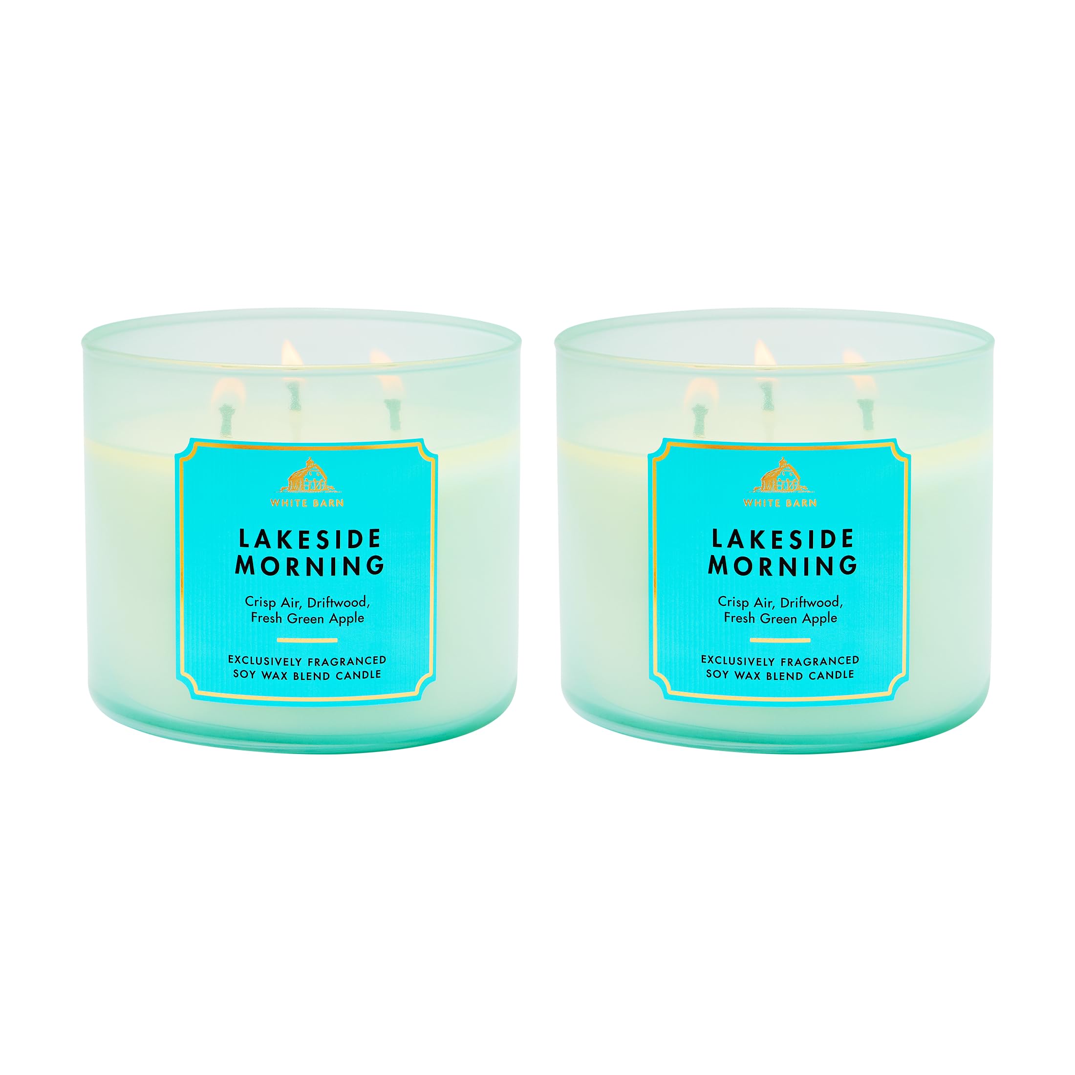 Bath & Body Works 3-Wick Candle, Long-Lasting Burn Up to 45 Hours, Exclusively Fragranced Soy Wax Blend