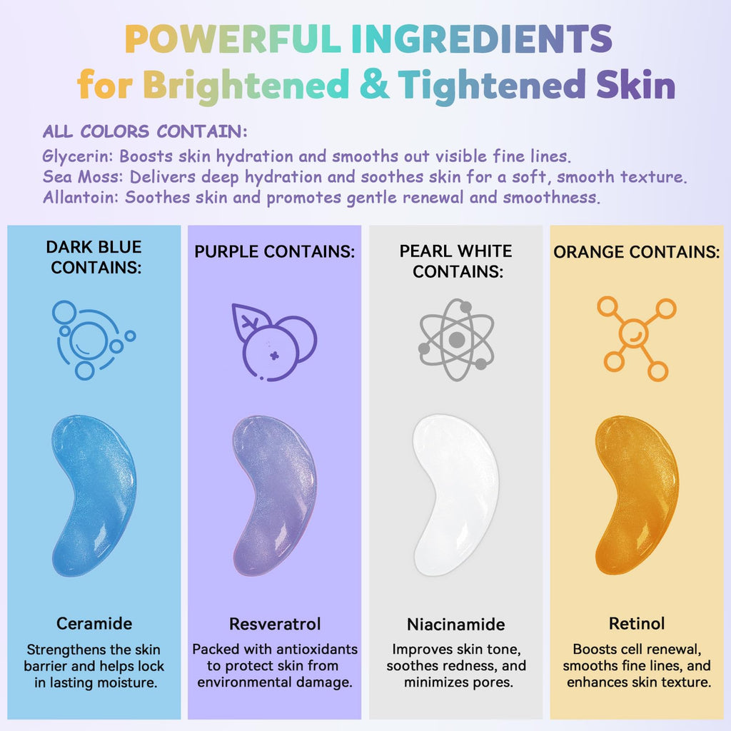 Maskiss Under Eye Patches, eye mask, Collagen Skin Care Products, Eye Patches for Puffy Eyes, eye masks for dark circles and puffiness
