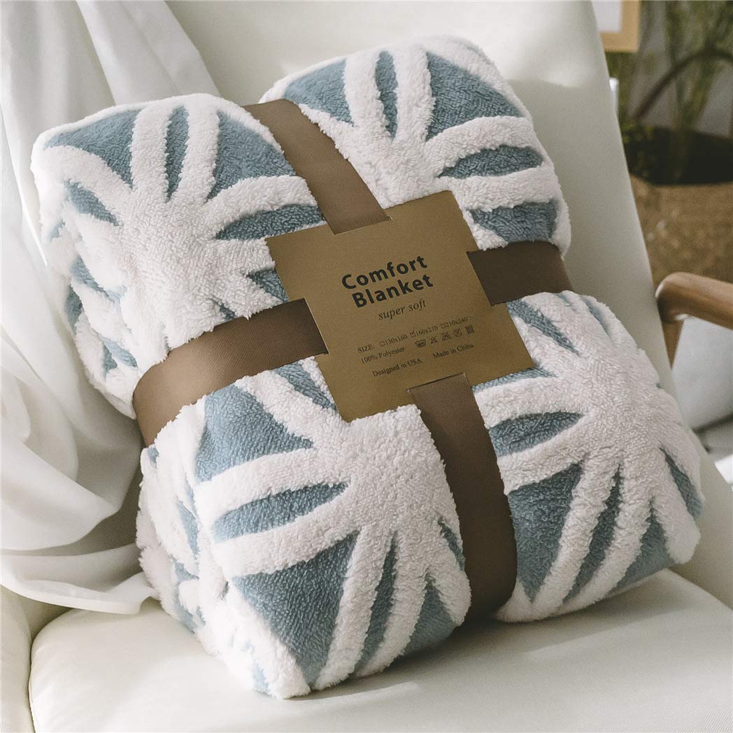 LOMAO Sherpa Fleece Blanket for Mom Cozy Soft Throw Blanket for Women Men Birthday Gifts Dual Sided Couch Sofa Bed Blanket