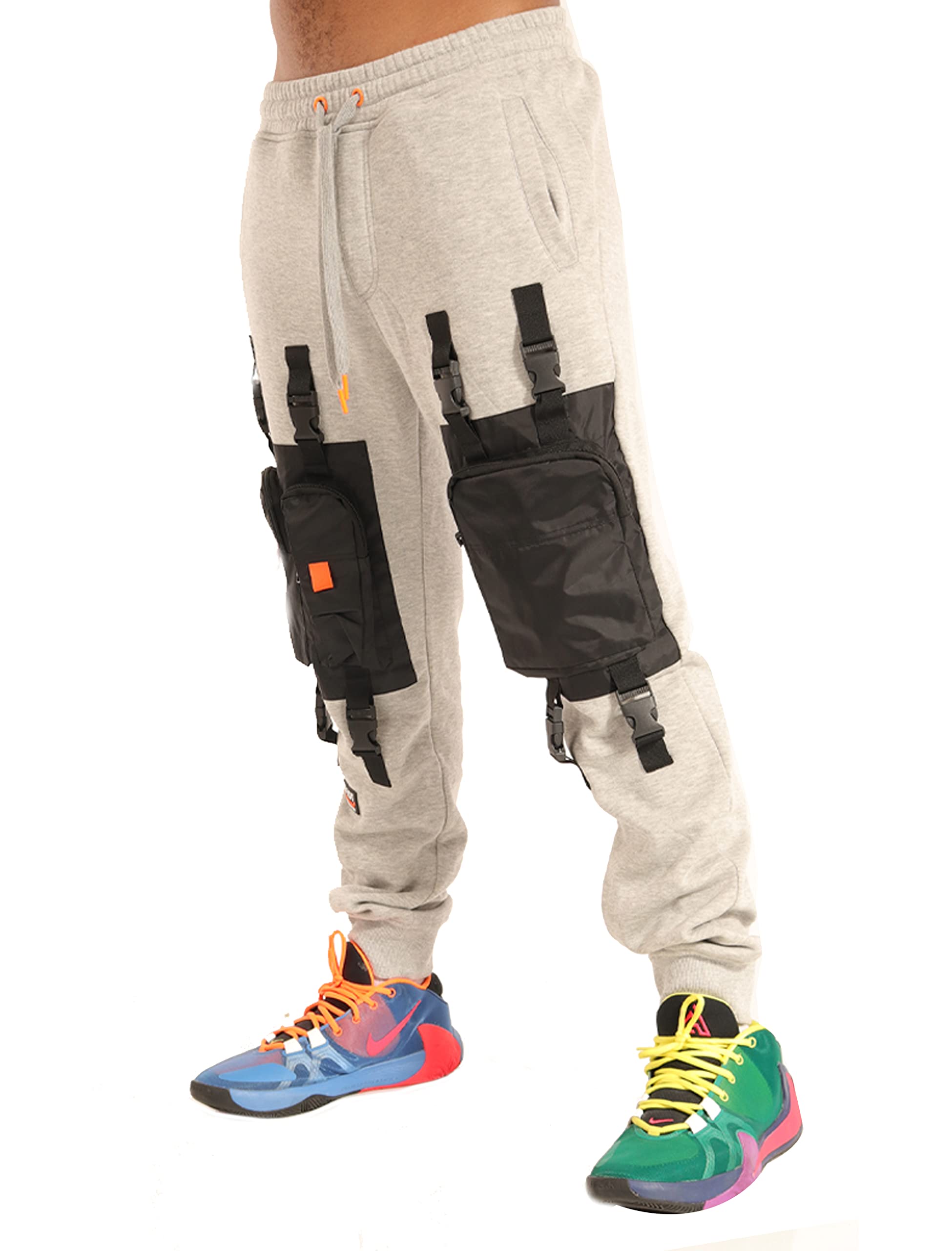 SCREENSHOT Mens Urban NYC Graffiti Hip Hop Fleece Pants Active Fashion Drawstring Sweatpants Bottoms