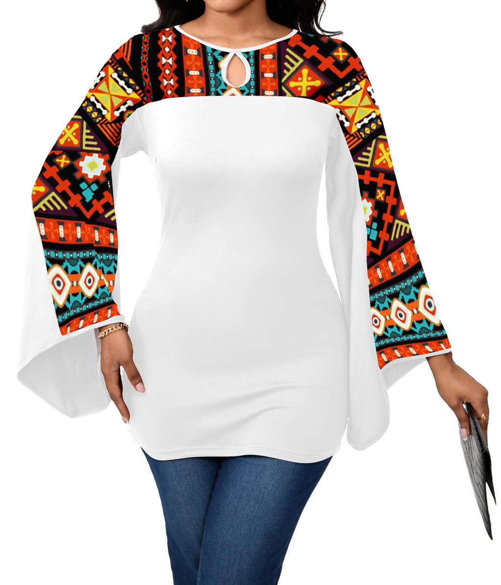 Sexy Floral Blouse for Women Casual Long Sleeve Button Down T-Shirt Simple V Neck Loose Tops Shirts Dress