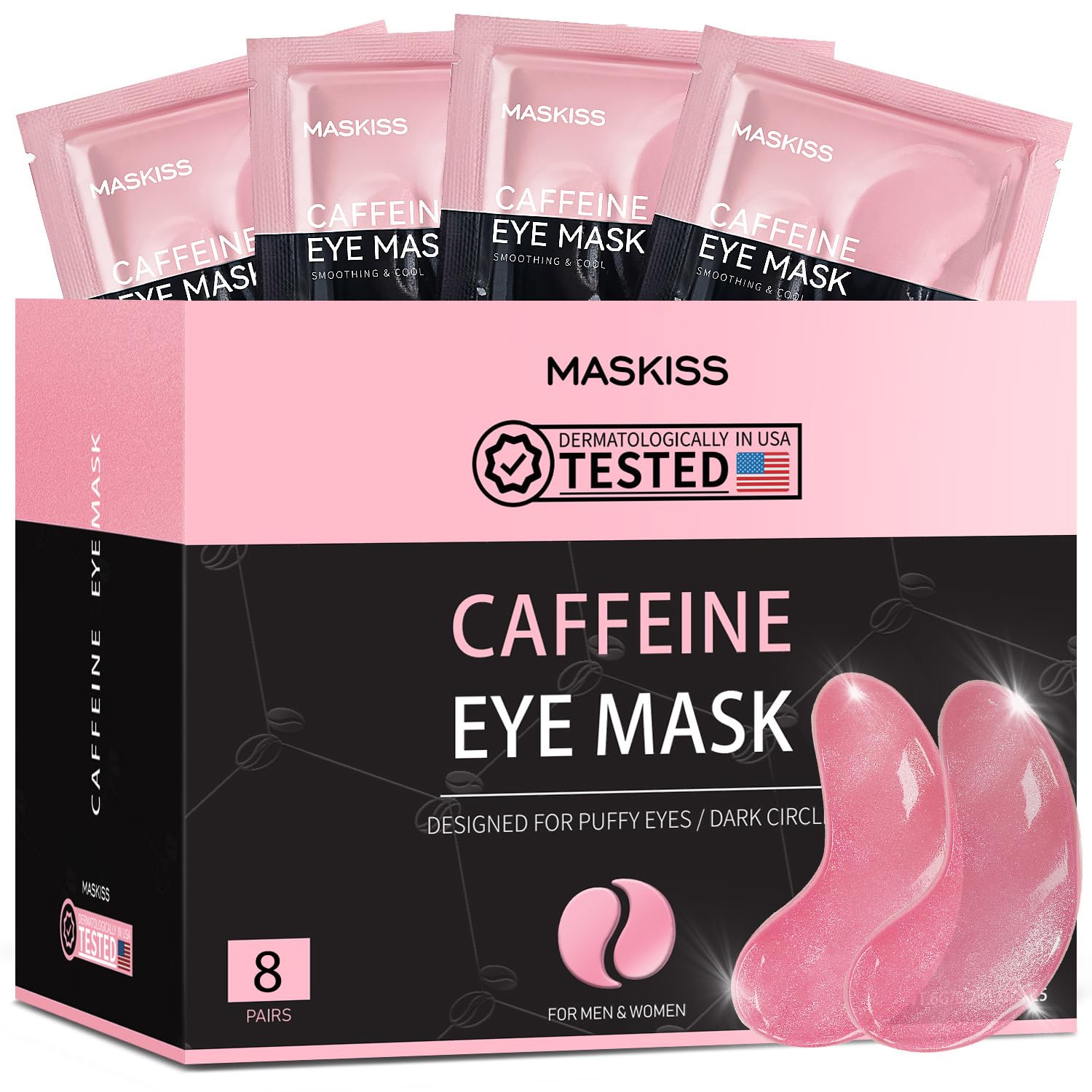 Maskiss Under Eye Patches, eye mask, Collagen Skin Care Products, Eye Patches for Puffy Eyes, eye masks for dark circles and puffiness