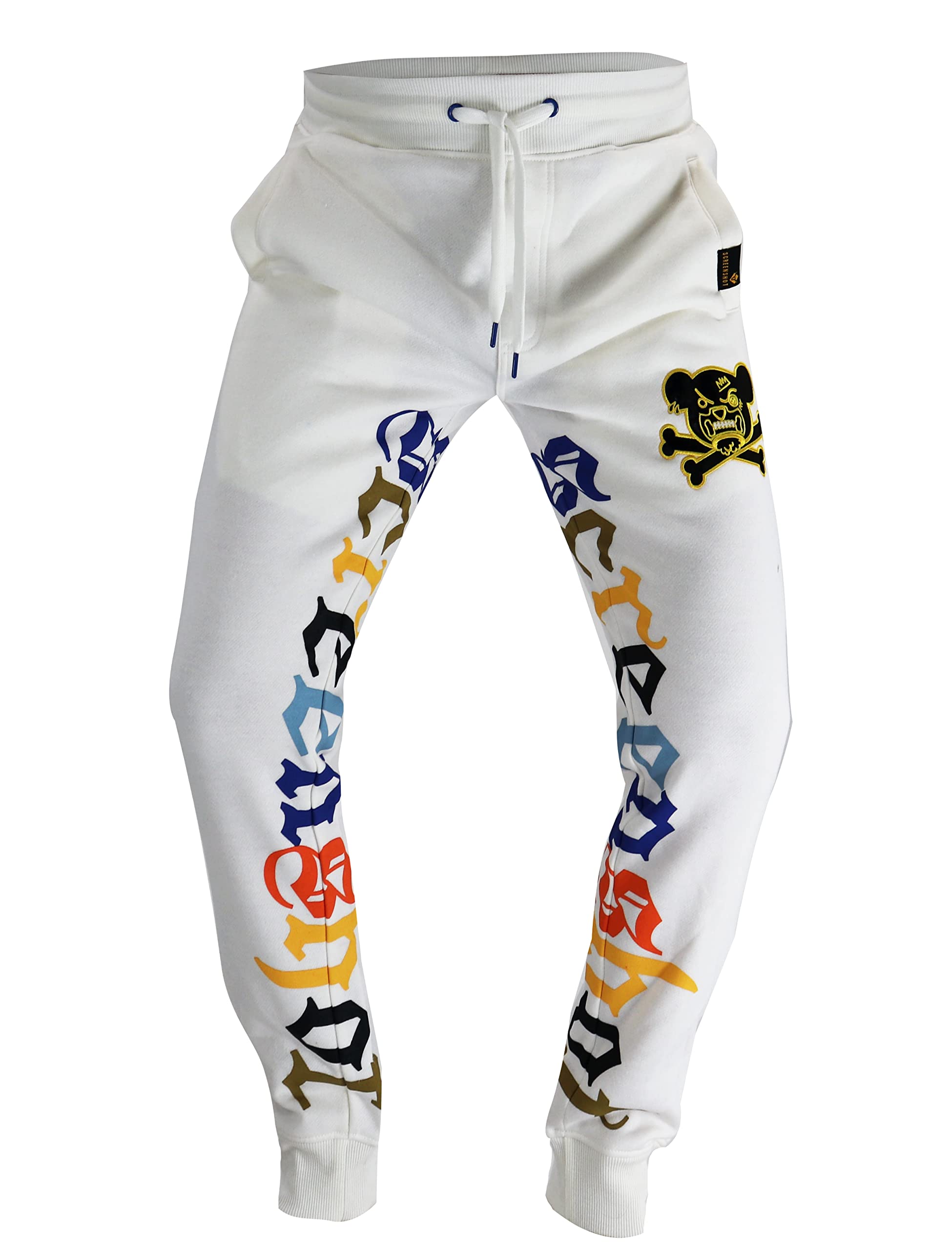 SCREENSHOT Mens Urban NYC Graffiti Hip Hop Fleece Pants Active Fashion Drawstring Sweatpants Bottoms
