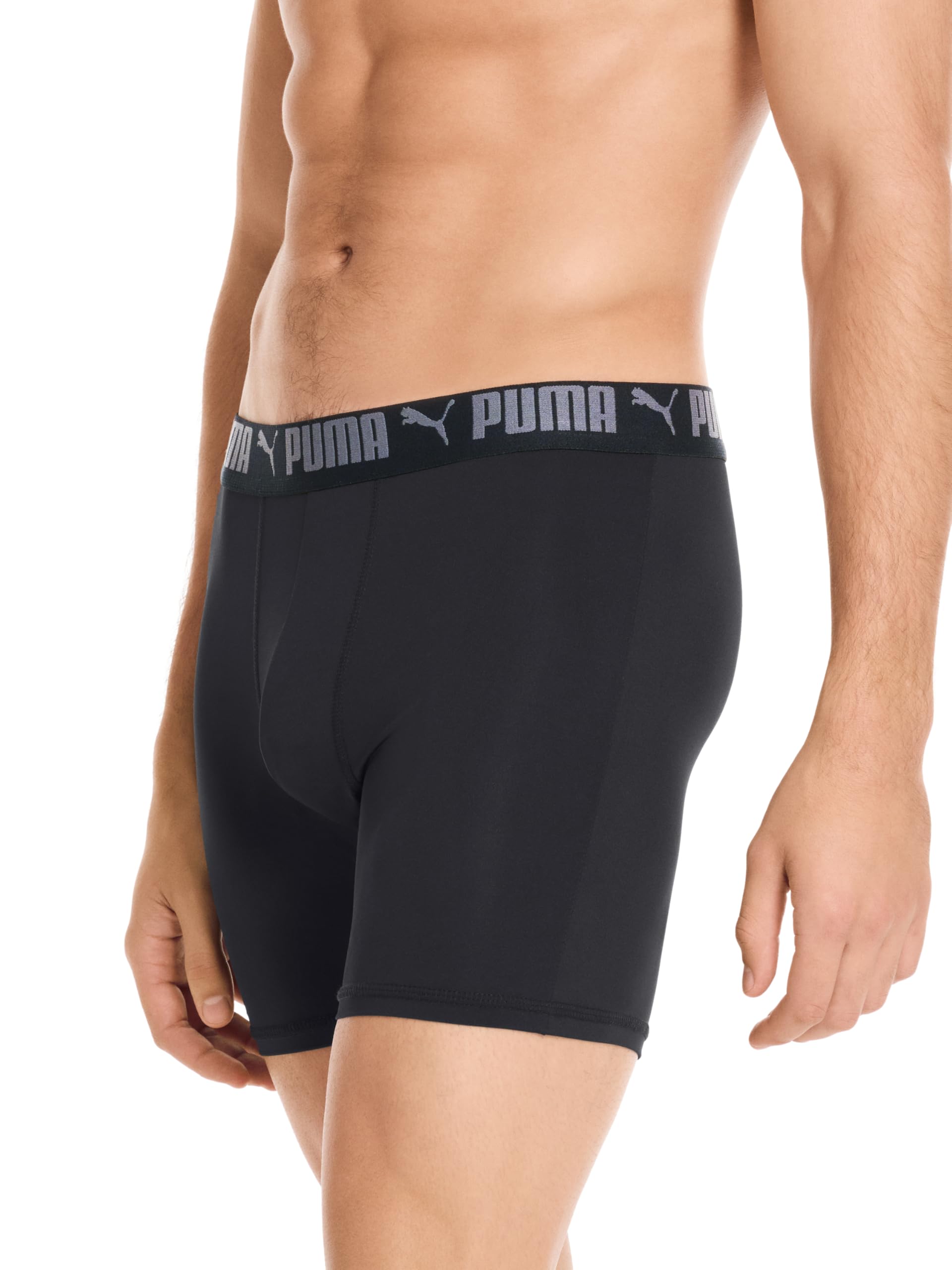 PUMA Men's 5 Pack Performance Boxer Briefs