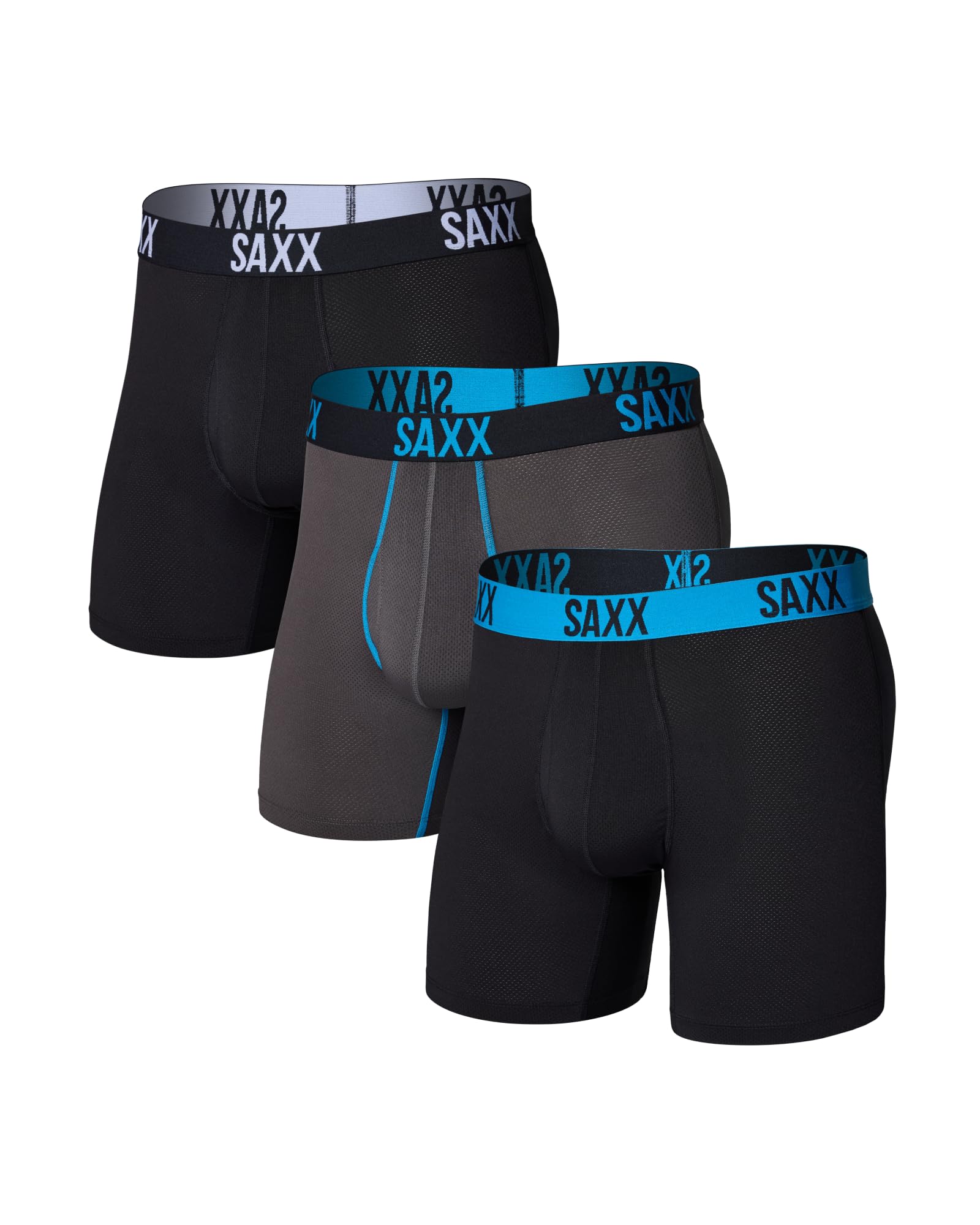 SAXX Underwear Co. Men's Core Performance Mesh Boxer Brief 3-Pack