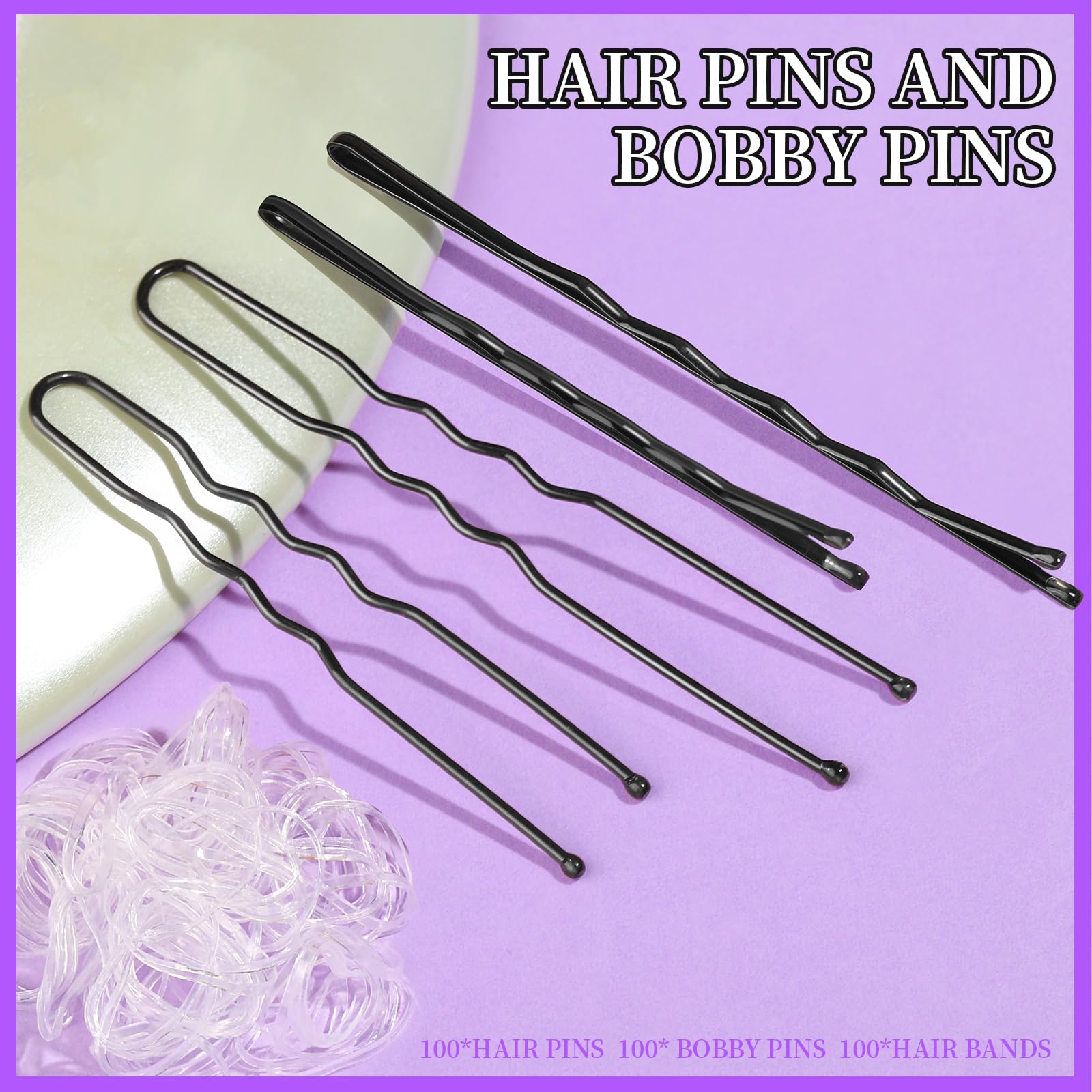 Teenitor Hair Pins Bobby Pins, Bobby Pins Hair Pins for Women and Hair Bands Kit