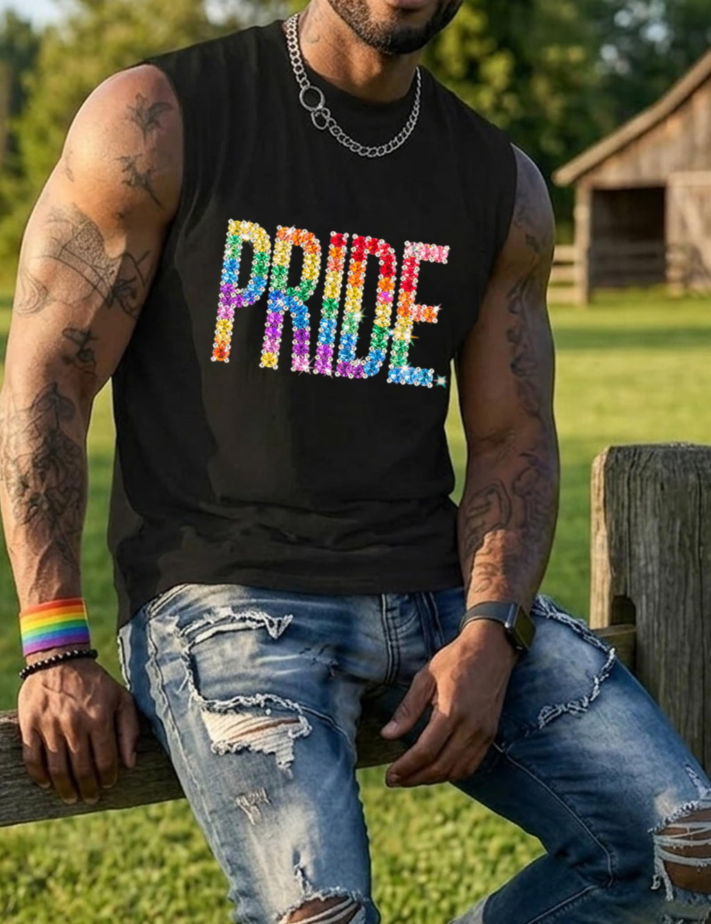 Be You Tank Pride Men Shirt Rainbow Graphic Shirts Letter Print Casual Short Sleeve Tees Tops