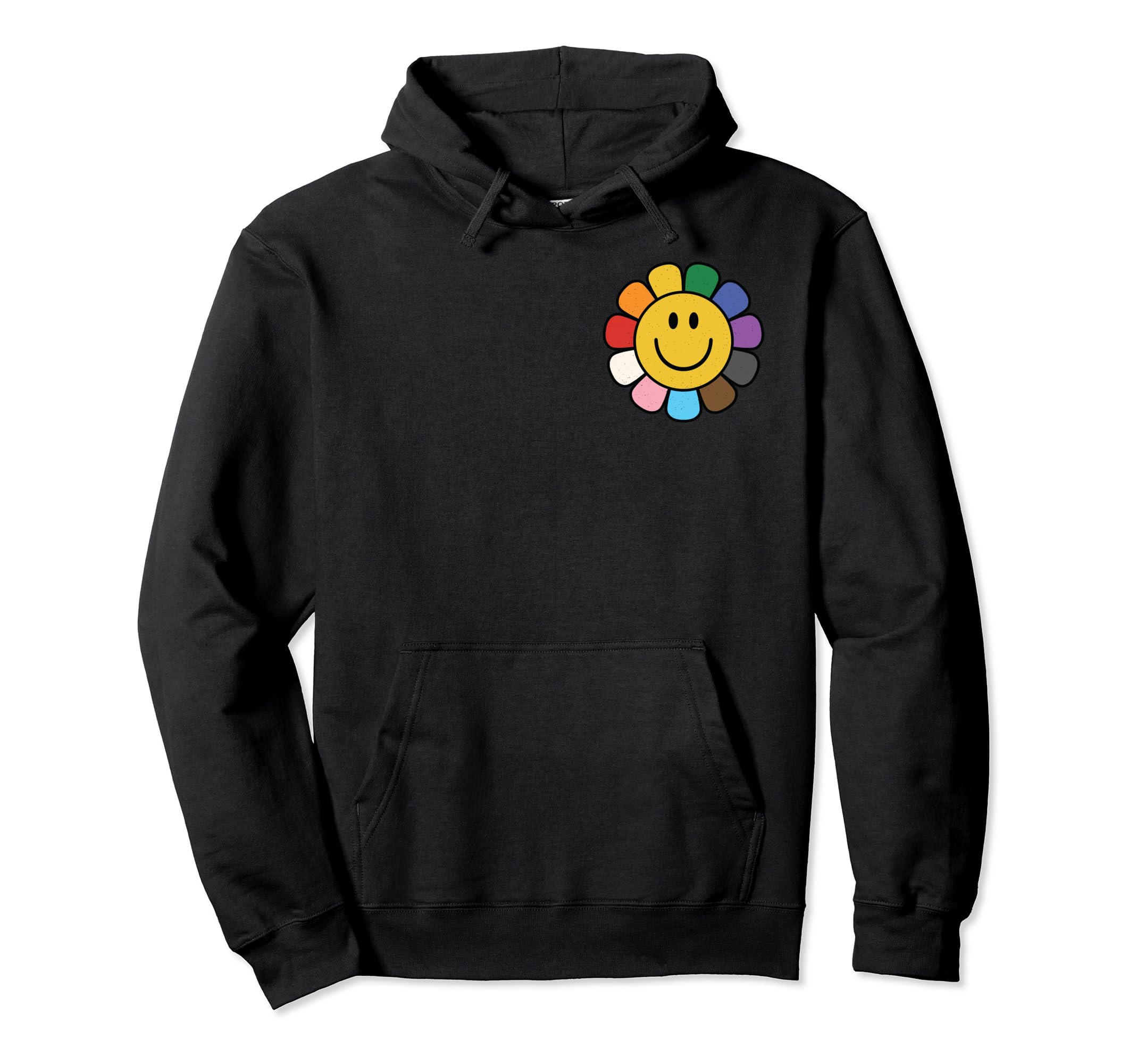 Subtle Pride Ally Lgbtq Trans Rainbow Hoodie - Minimalist Print Men Women