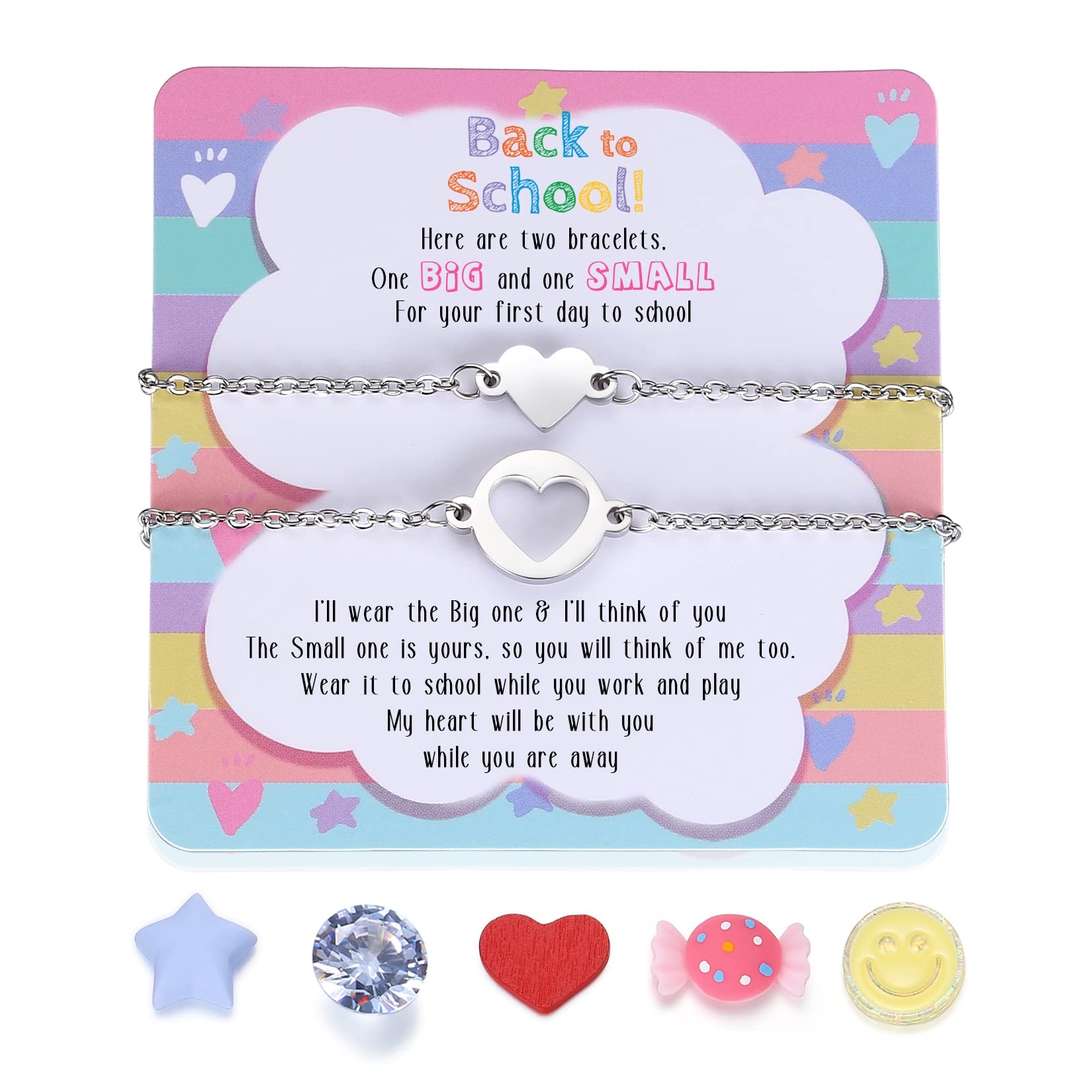 SAM & LORI Unique Grad Cap Box 2026 Graduation Gifts for Her/Him - Adjustable Unisex Bracelet for Primary/Middle School/High School/College Grads