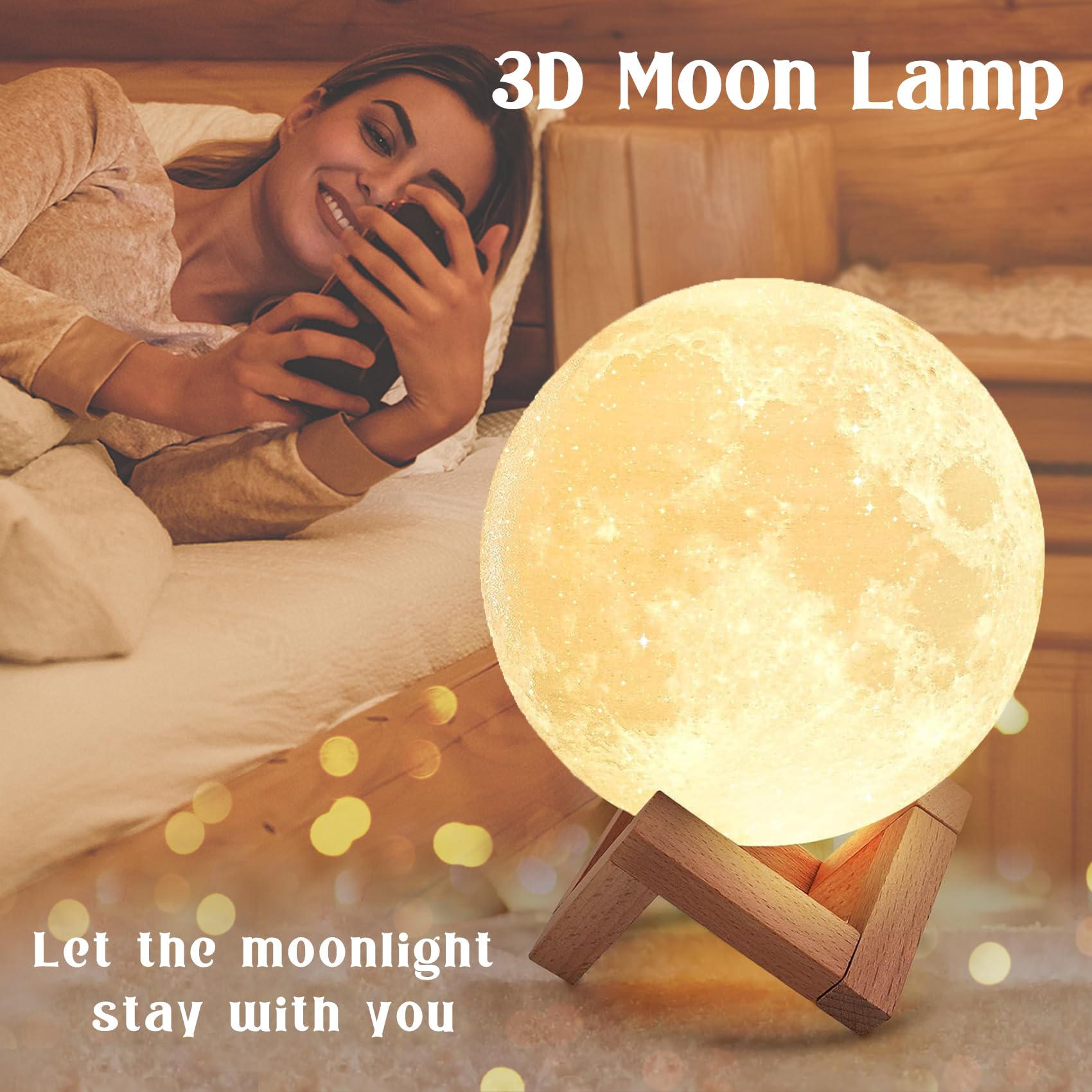 AHAGIFTREE Gift Baskets for Women,11PC Care Package with Moon Lamp,Grief,Get Well Soon After Surgery,Birthday,Think of You,Thank You,Sympathy