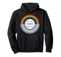 Pride Transgender Rainbow Circle Flag Hoodie - Aesthetic Graphic for Adults