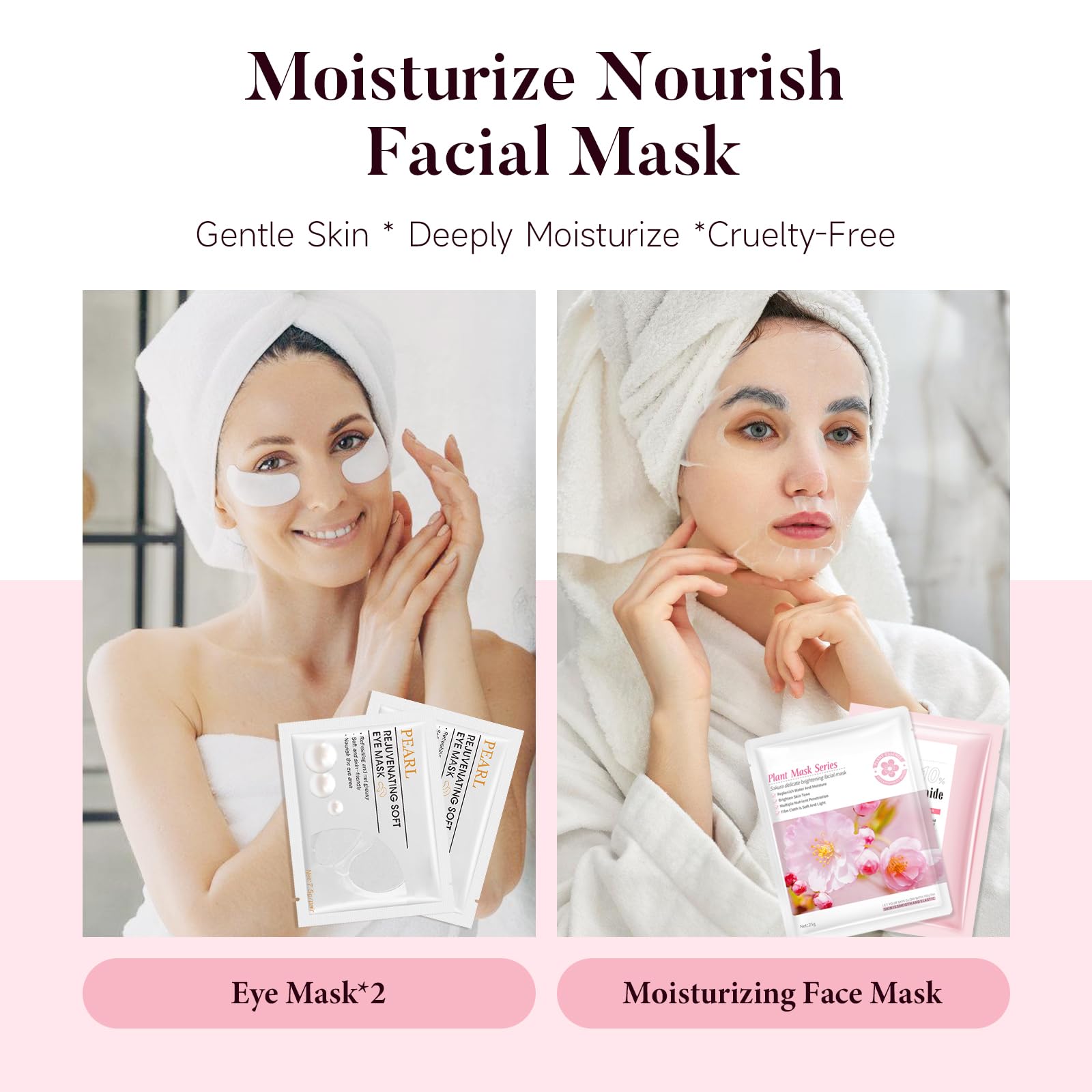 Spa Gifts for Women, Home SPA Kit Bath Set Self Care Package