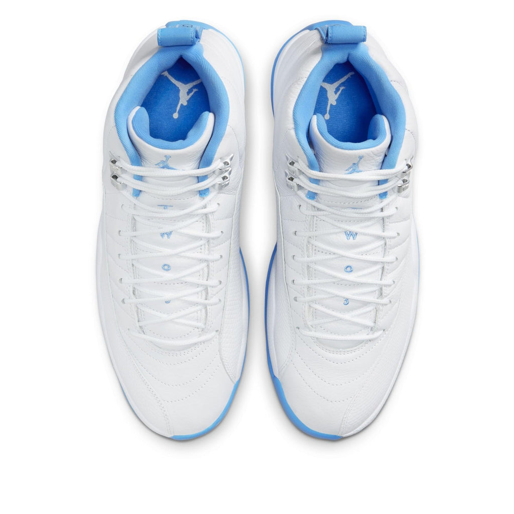 JORDAN AIR JORDAN 12 RETRO WHITE AND UNIVERSITY BLUE
