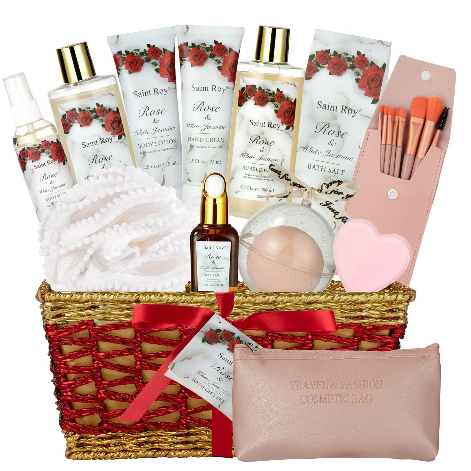 Gift Basket For Women, Spa Set of Home Spa Set, Beauty Personal Care Set, Spa Self Care Kit