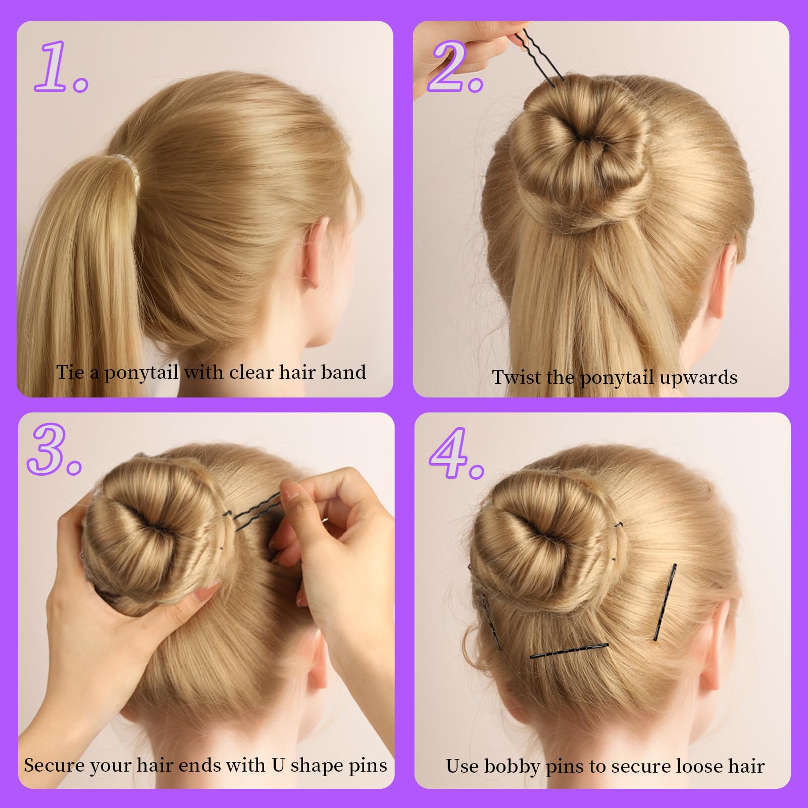 Teenitor Hair Pins Bobby Pins, Bobby Pins Hair Pins for Women and Hair Bands Kit