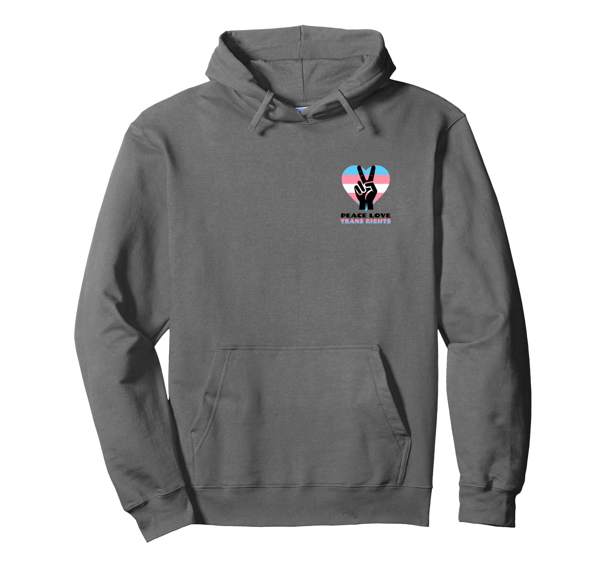 Trans Rights Human Rights Pride Peace Hoodie - Novelty Apparel Men Women