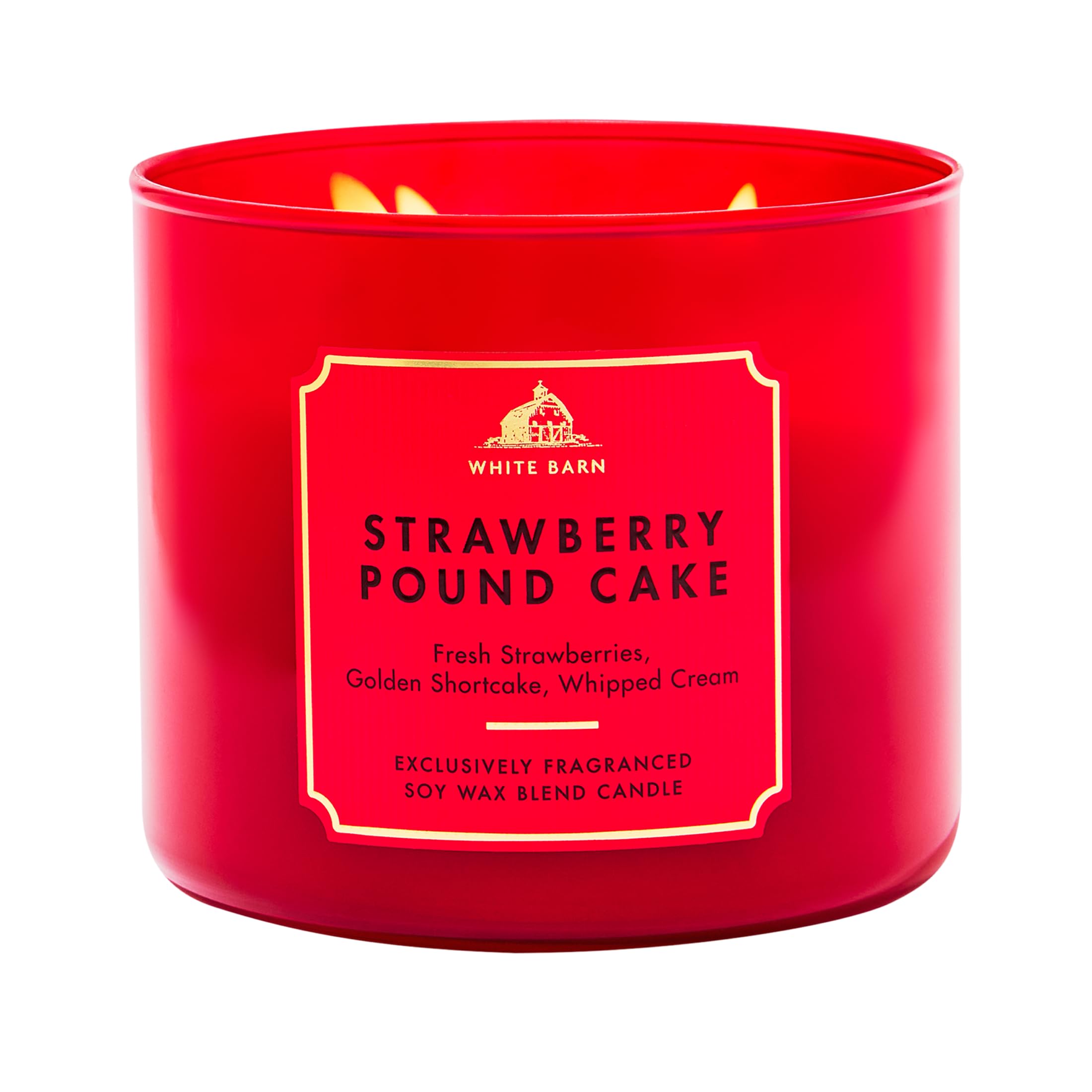 Bath & Body Works 3-Wick Candle, Long-Lasting Burn Up to 45 Hours, Exclusively Fragranced Soy Wax Blend
