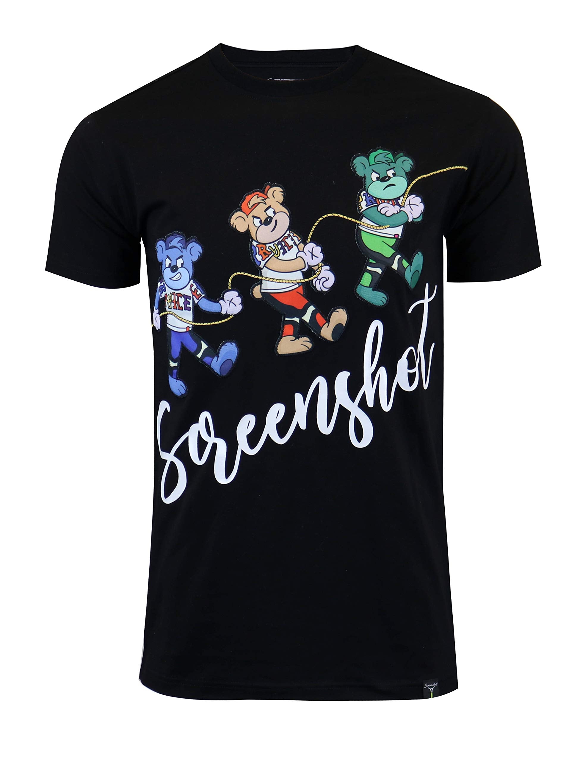 SCREENSHOT-1202-SS-2 Mens Hipster Hip-Hop Premium Urban Streetwear Latest Animation Fashion T-Shirts
