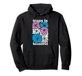 Transgender Floral Flowers Trans Hoodie - Casual Everyday Wear Unisex