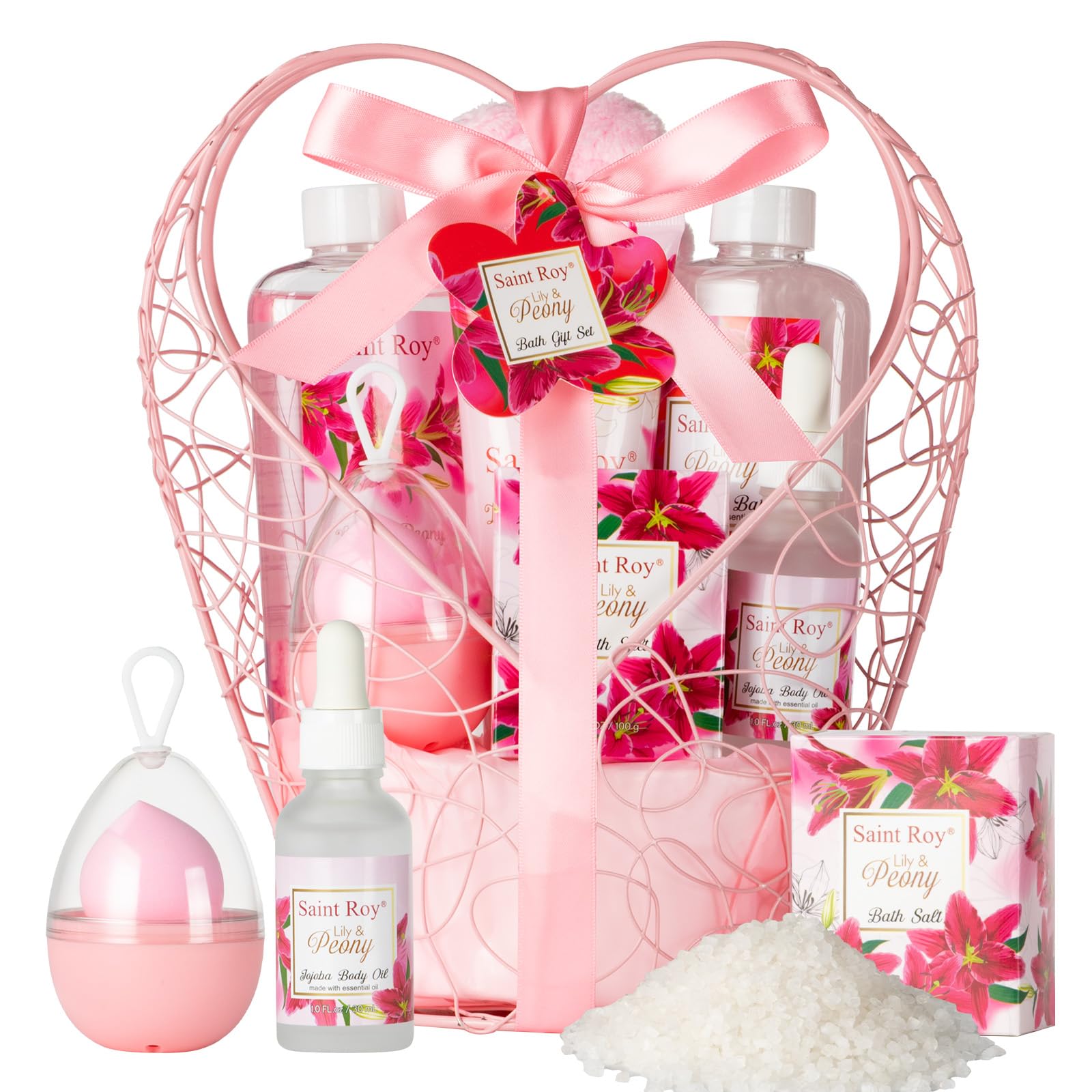 Gift Basket For Women, Spa Set of Home Spa Set, Beauty Personal Care Set, Spa Self Care Kit