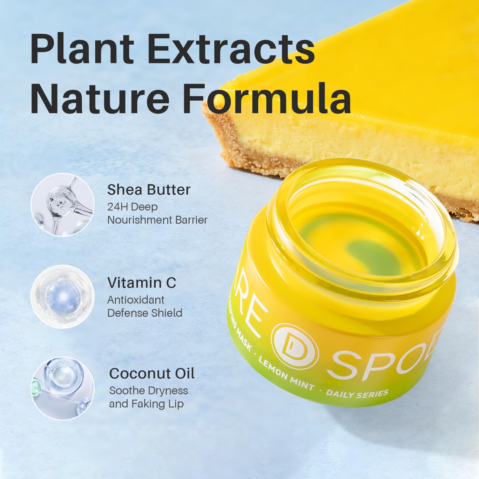 SPODARE Lip Sleeping Mask Overnight -Original Dual-Color Lip Balm for Softer and Smoother Lips, Intensiveto Nourish and Hydration Reduce Fine Lines for Dry Cracked Skin - 0.42 Fl Oz