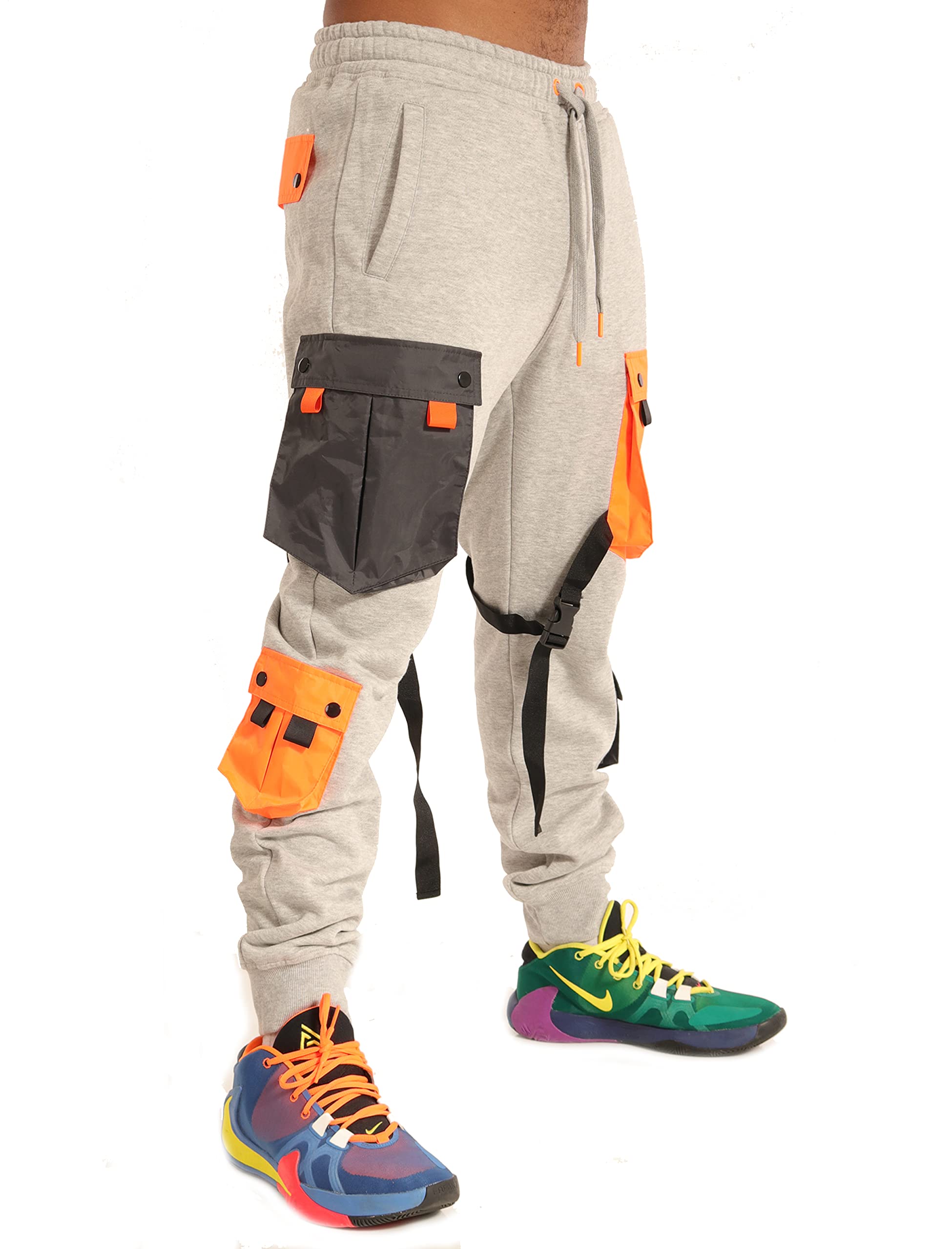 SCREENSHOT Mens Urban NYC Graffiti Hip Hop Fleece Pants Active Fashion Drawstring Sweatpants Bottoms