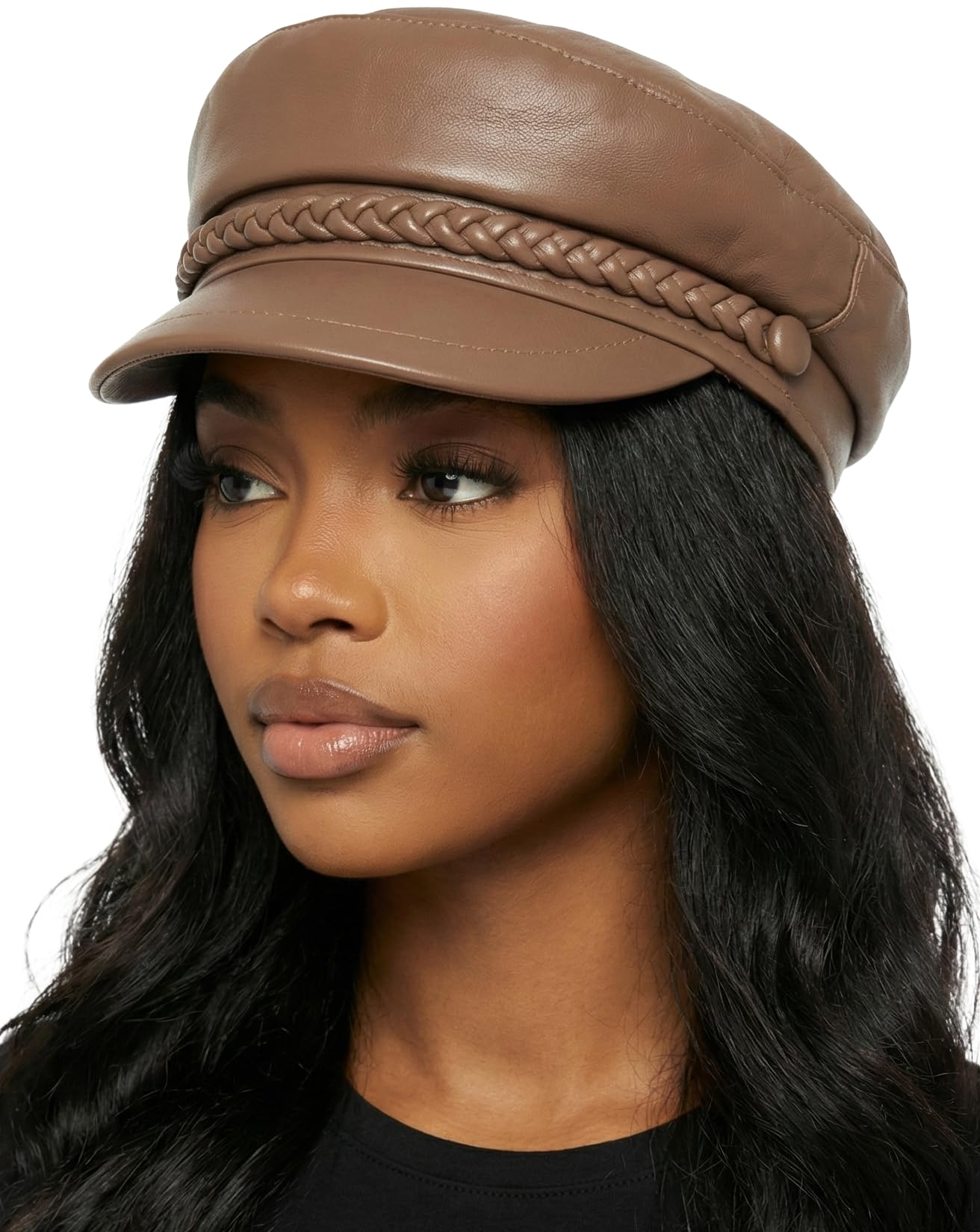 Funky Junque Newsboy Hat for Women – Trendy Greek Fisherman Cap, Classic Women's Baker Boy Newsies Hat, Ladies Fashion Caps