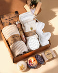 Coralogo Spa Gift Baskets for Women - 11 Pcs Items Self Care Gift Set Wellness Bath and Body Relaxing Gifts