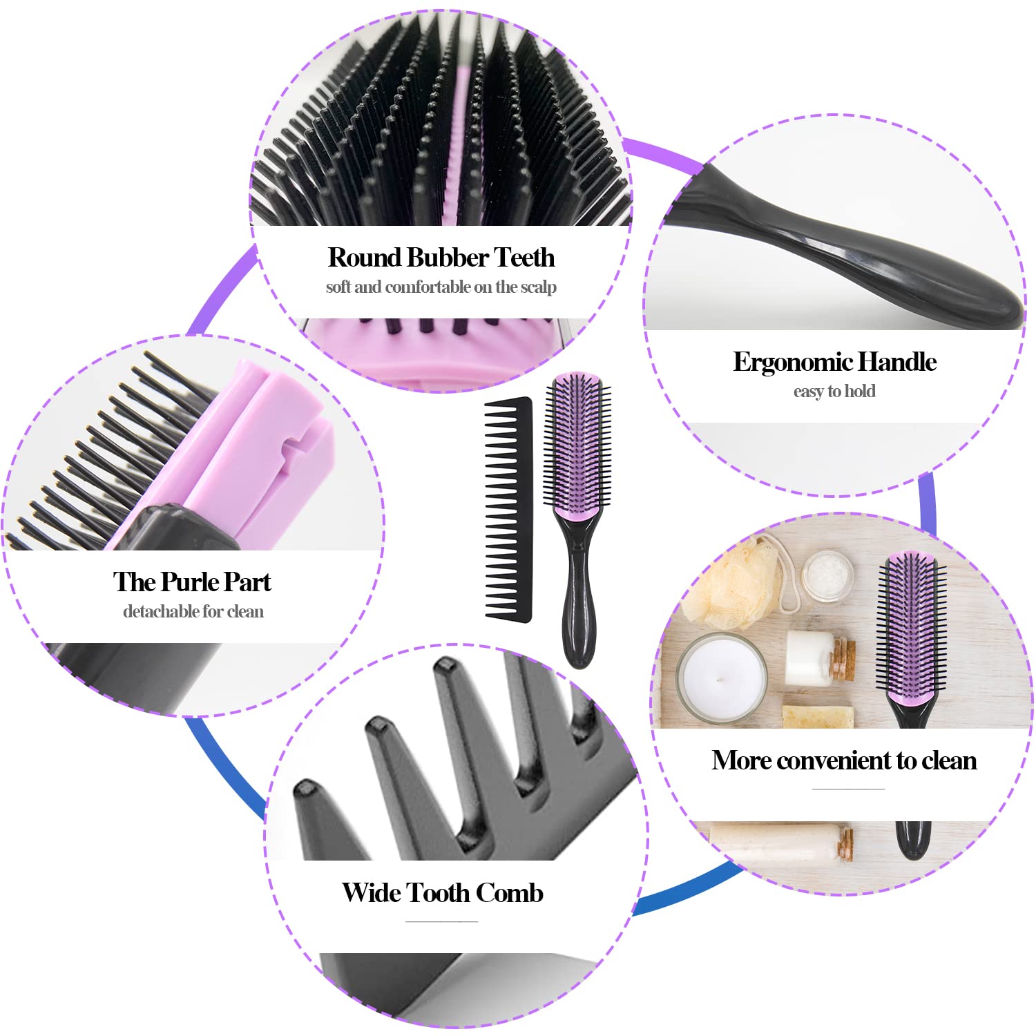 detangling brush set