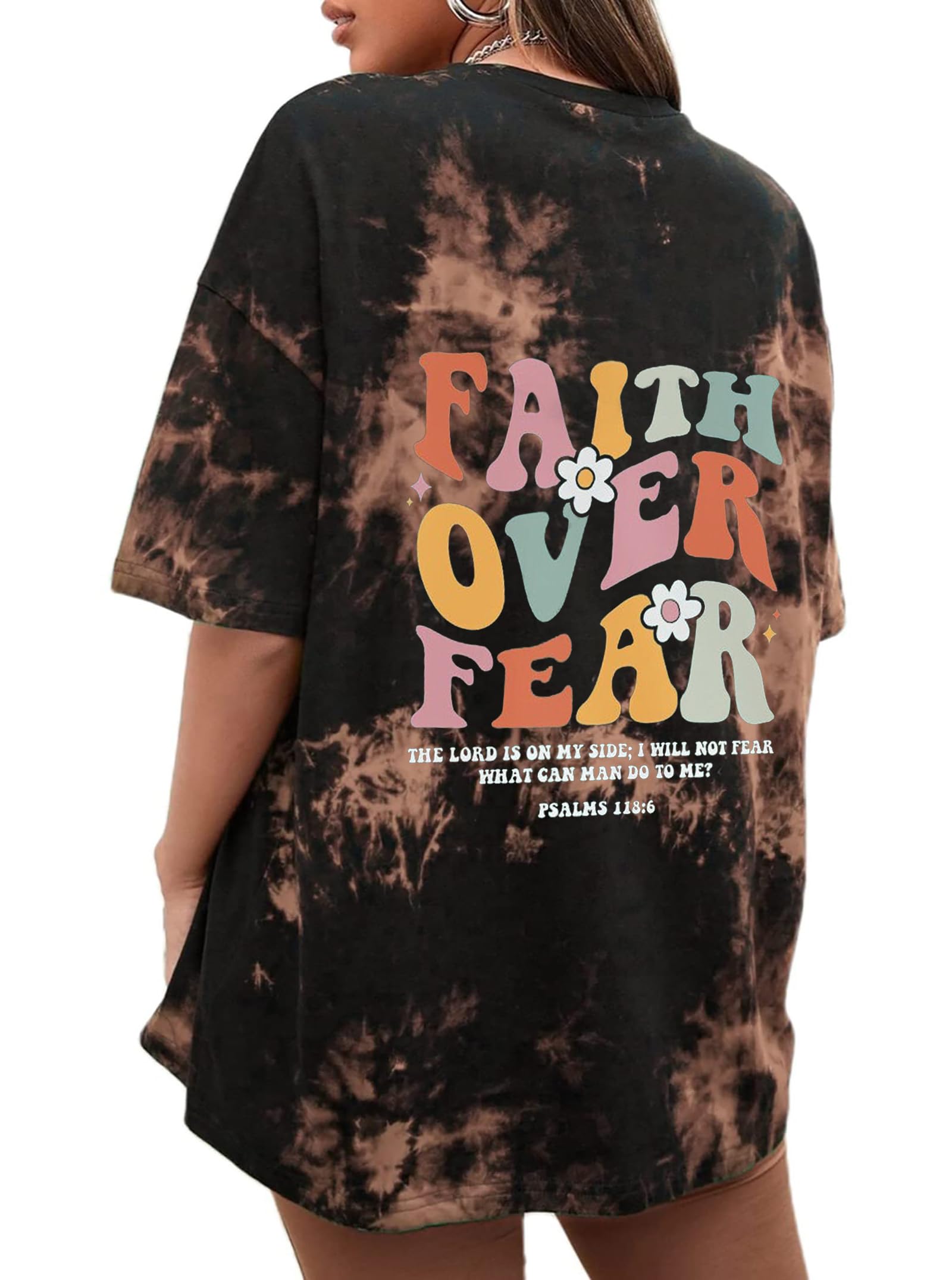 CSDAJIO Women's Trendy Oversized T Shirt Graphic Tee Crewneck Short Sleeve Loose Cute Going Out Summer Tops