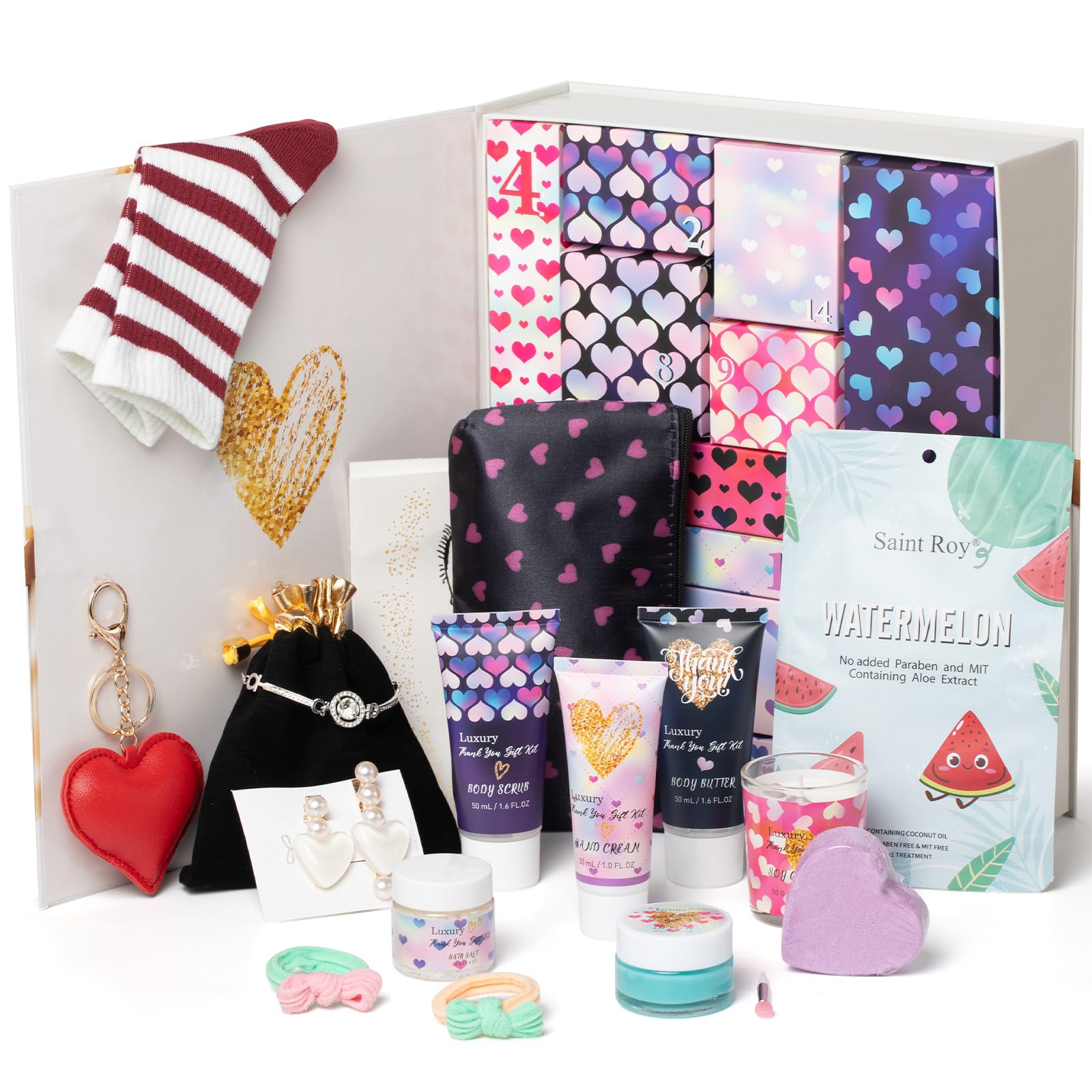 Gift Basket For Women, Spa Set of Home Spa Set, Beauty Personal Care Set, Spa Self Care Kit