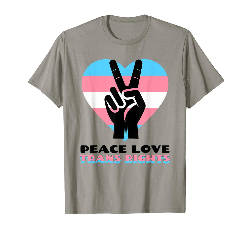 Trans Rights Human Rights Pride Peace T-Shirt - Graphic Print for Adults