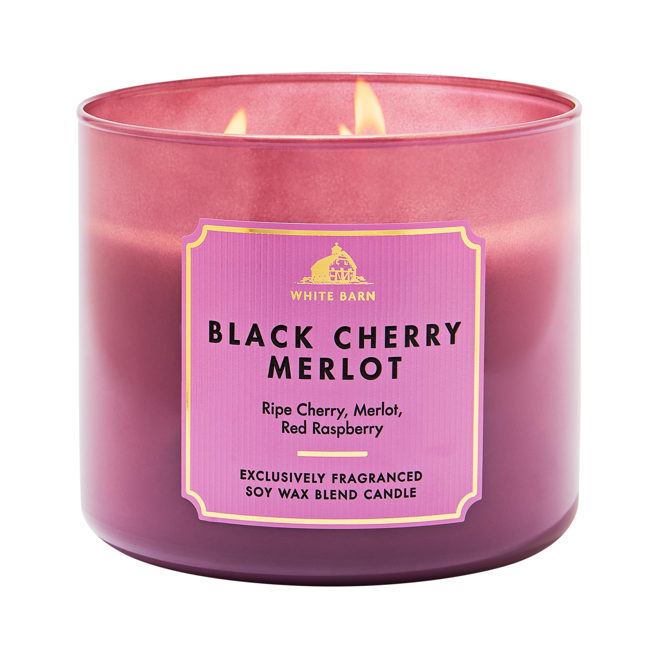 Bath & Body Works 3-Wick Candle, Long-Lasting Burn Up to 45 Hours, Exclusively Fragranced Soy Wax Blend