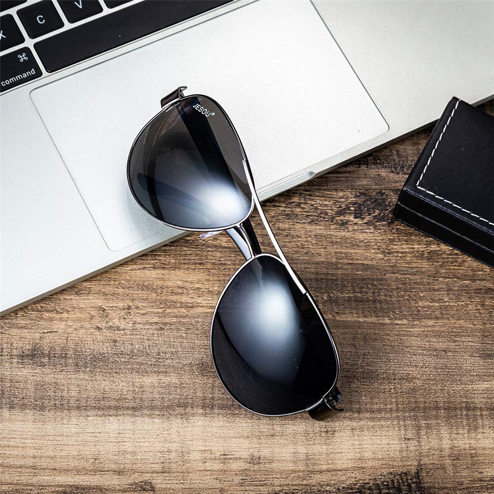 Baojulong Belt Men Leather Black Set with Wallet Keychain Ballpoint Pen Sunglasses Watch Set for Men, Birthday Gifts for Boyfriend Husband Dad, Valentines Day Gifts for Him