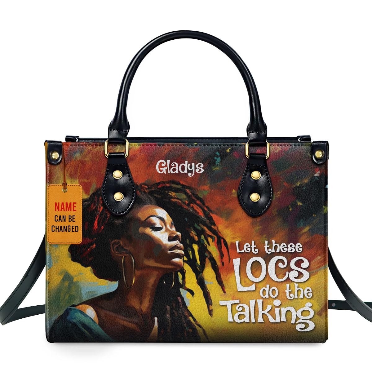 Sistabag Personalized Leather Handbag For African American - Christmas Gifts For Women For Black Women