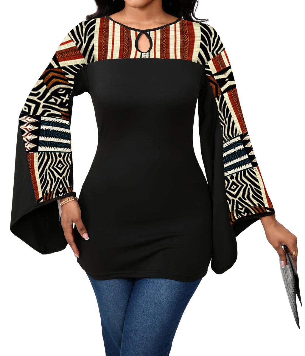 Sexy Floral Blouse for Women Casual Long Sleeve Button Down T-Shirt Simple V Neck Loose Tops Shirts Dress