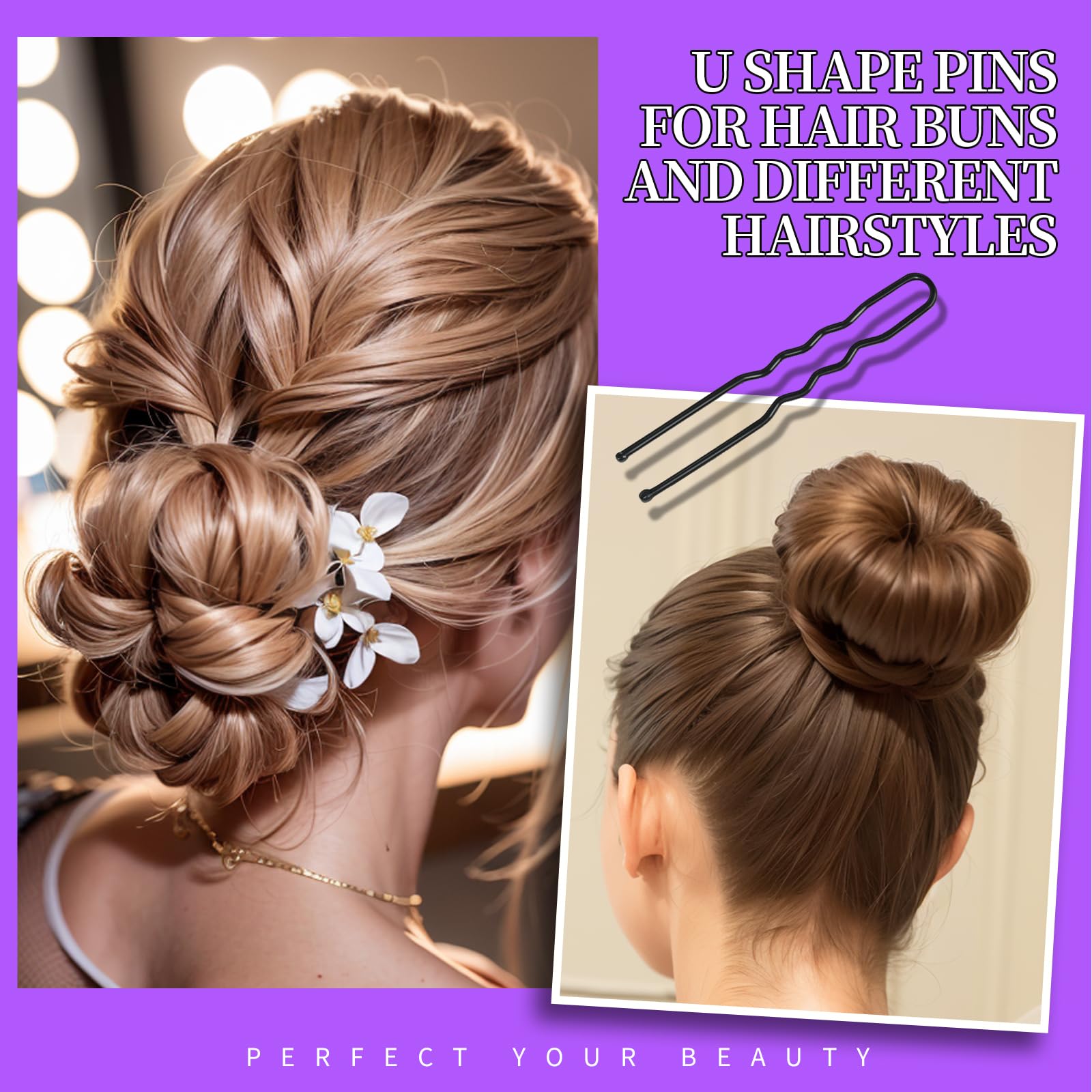 Teenitor Hair Pins Bobby Pins, Bobby Pins Hair Pins for Women and Hair Bands Kit