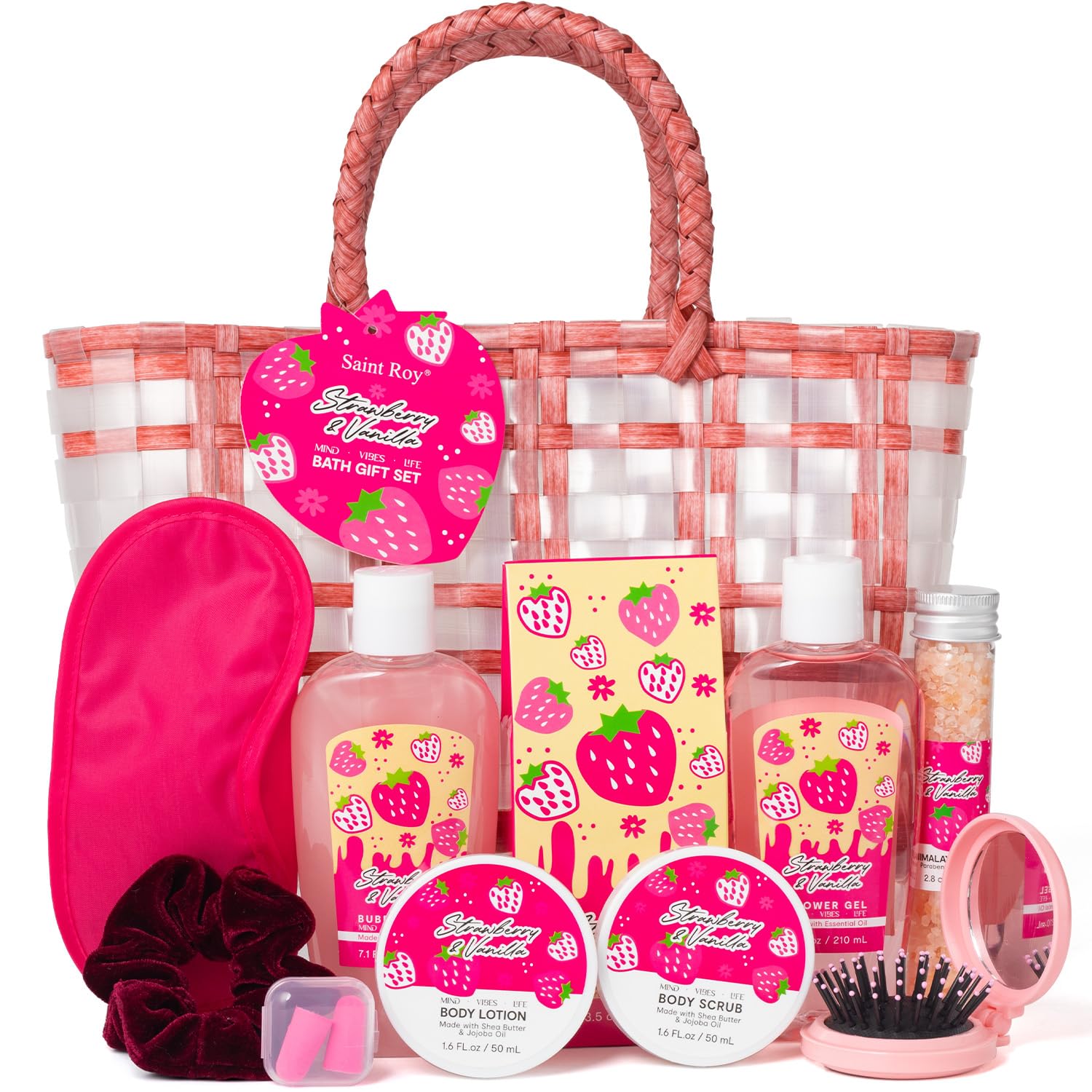 Gift Basket For Women, Spa Set of Home Spa Set, Beauty Personal Care Set, Spa Self Care Kit