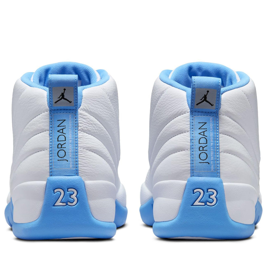 JORDAN AIR JORDAN 12 RETRO WHITE AND UNIVERSITY BLUE