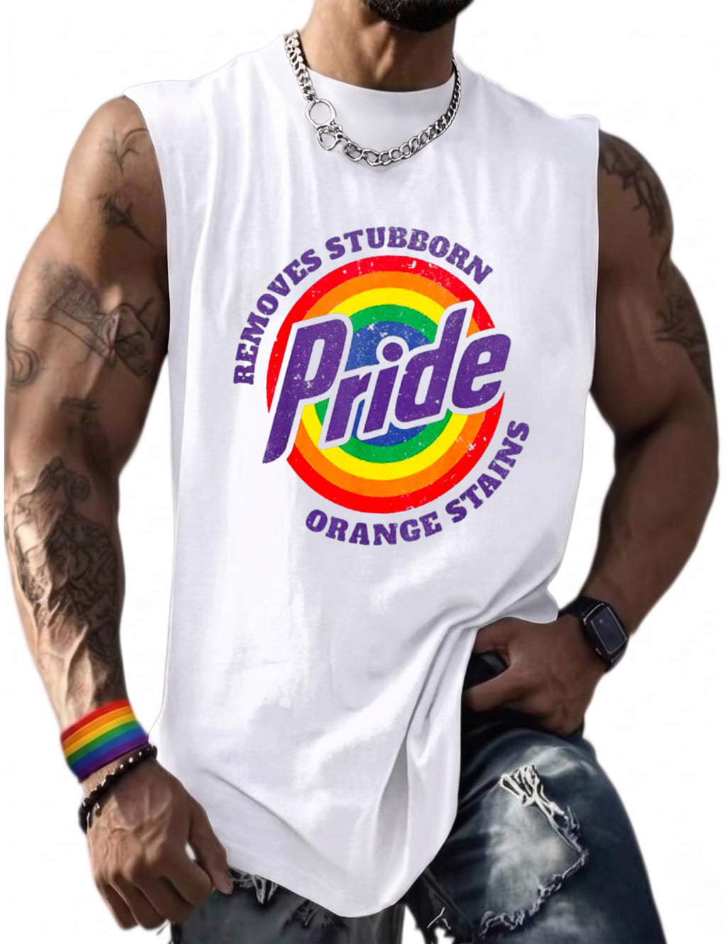 Be You Tank Pride Men Shirt Rainbow Graphic Shirts Letter Print Casual Short Sleeve Tees Tops