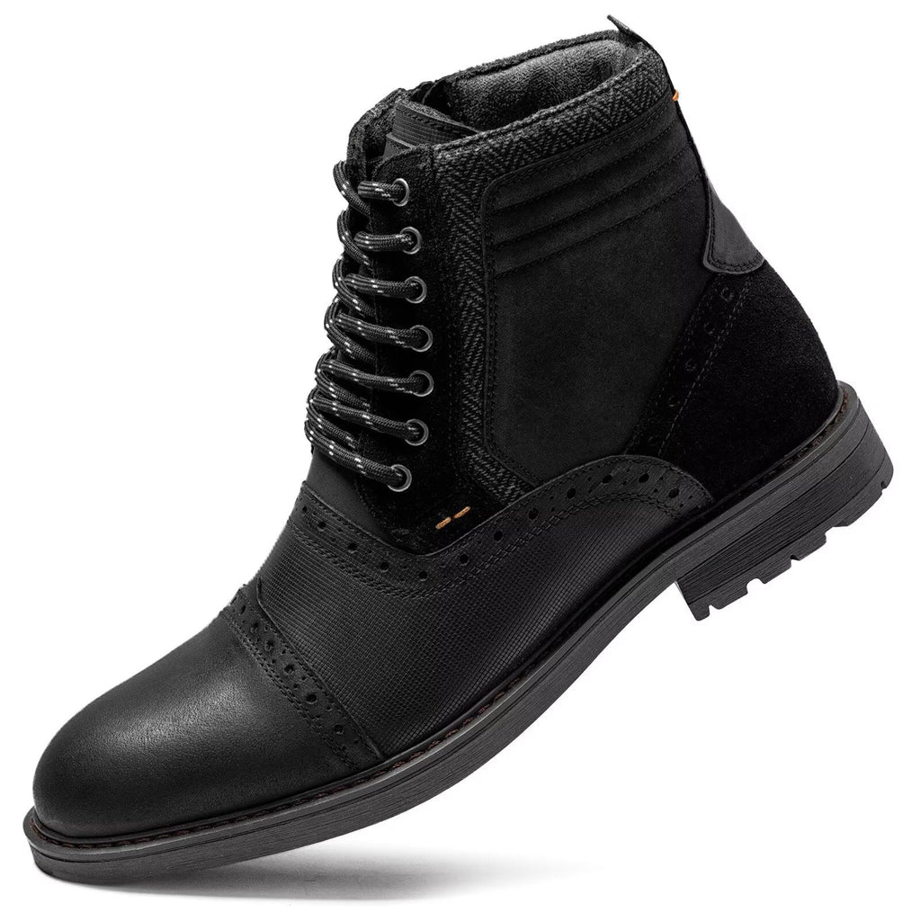 Arkbird Mens Chelsea Boots, Stylish and Comfort Leather Chukka Ankle Boots with Zipper