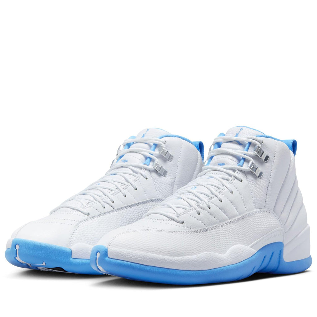 JORDAN AIR JORDAN 12 RETRO WHITE AND UNIVERSITY BLUE