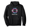 Transgender Tie Dye Sunflower Trans Hoodie - Casual Everyday Wear Unisex