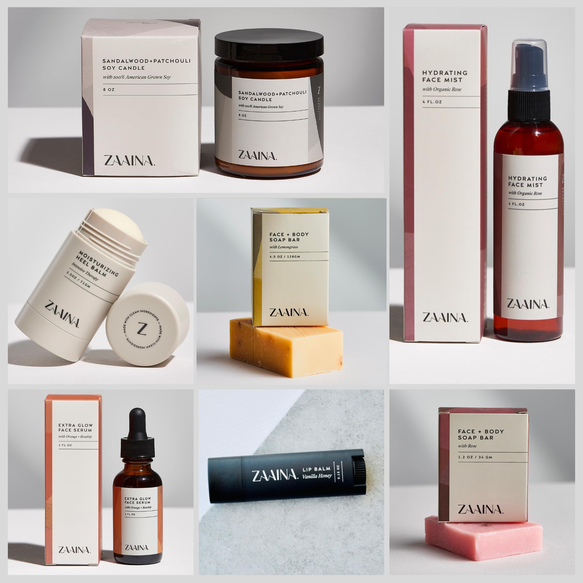 ZAAINA Spa Gift Set for Women - Mother's Day Gifts for Mom, Luxury Self Care Package for Mom Wife Friend, Bath and Body Relaxation Spa Kit, Natural Pampering Care Package, Birthday Gifts for Women