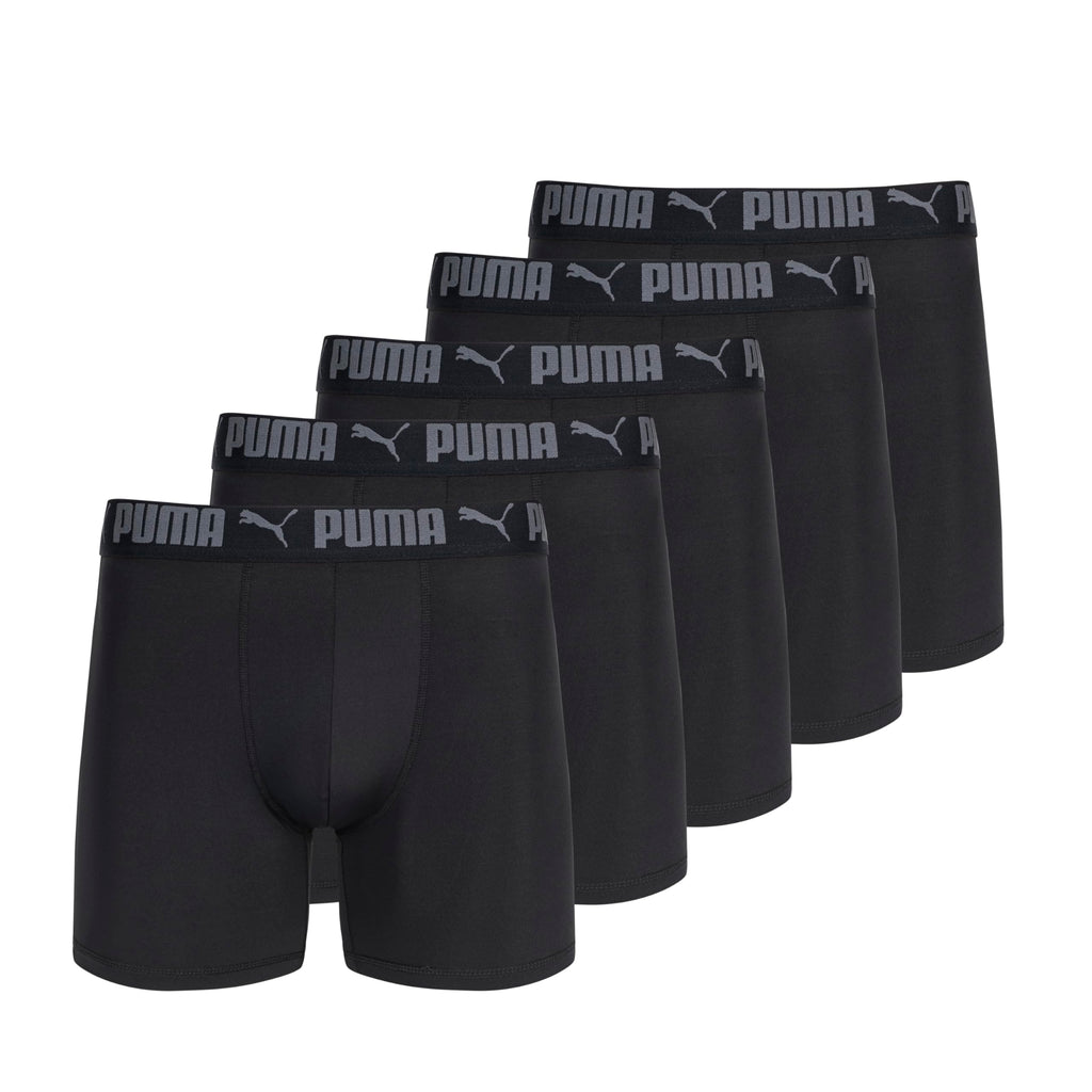PUMA Men's 5 Pack Performance Boxer Briefs