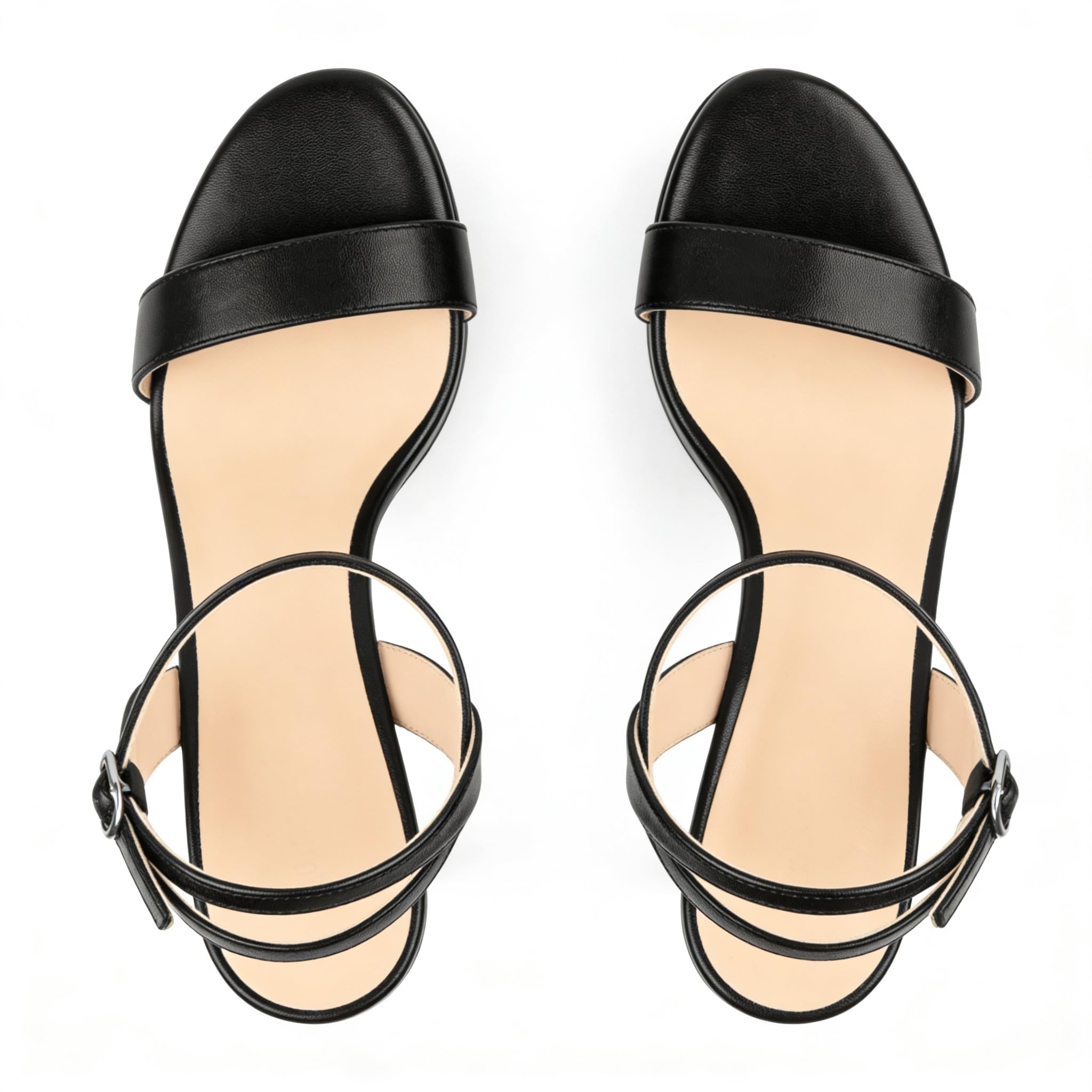 MERUMOTE Women's Platform Heels Sky High Heel Sandals Party Bridal Evening Shoes