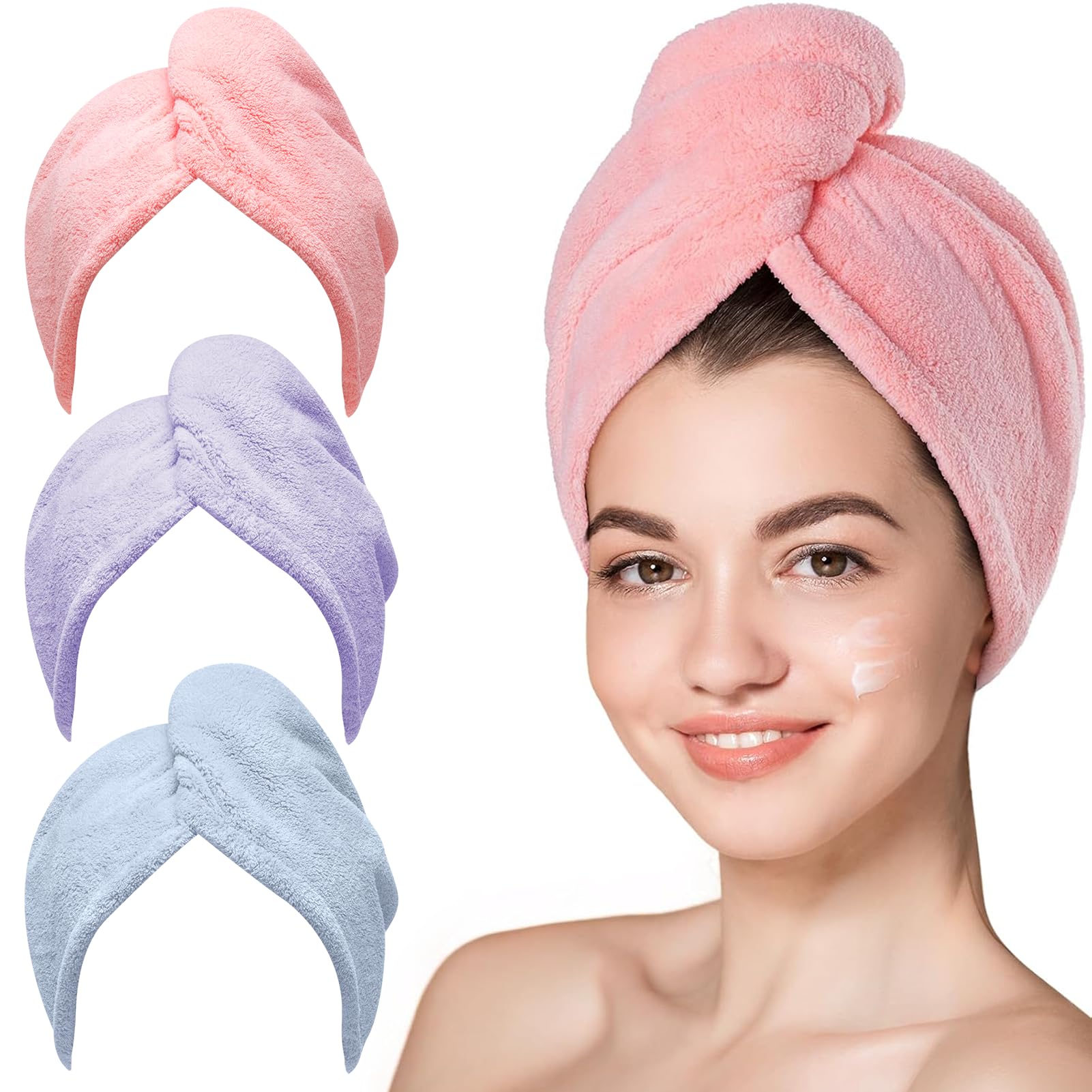 Hicober Microfiber Hair Towel
