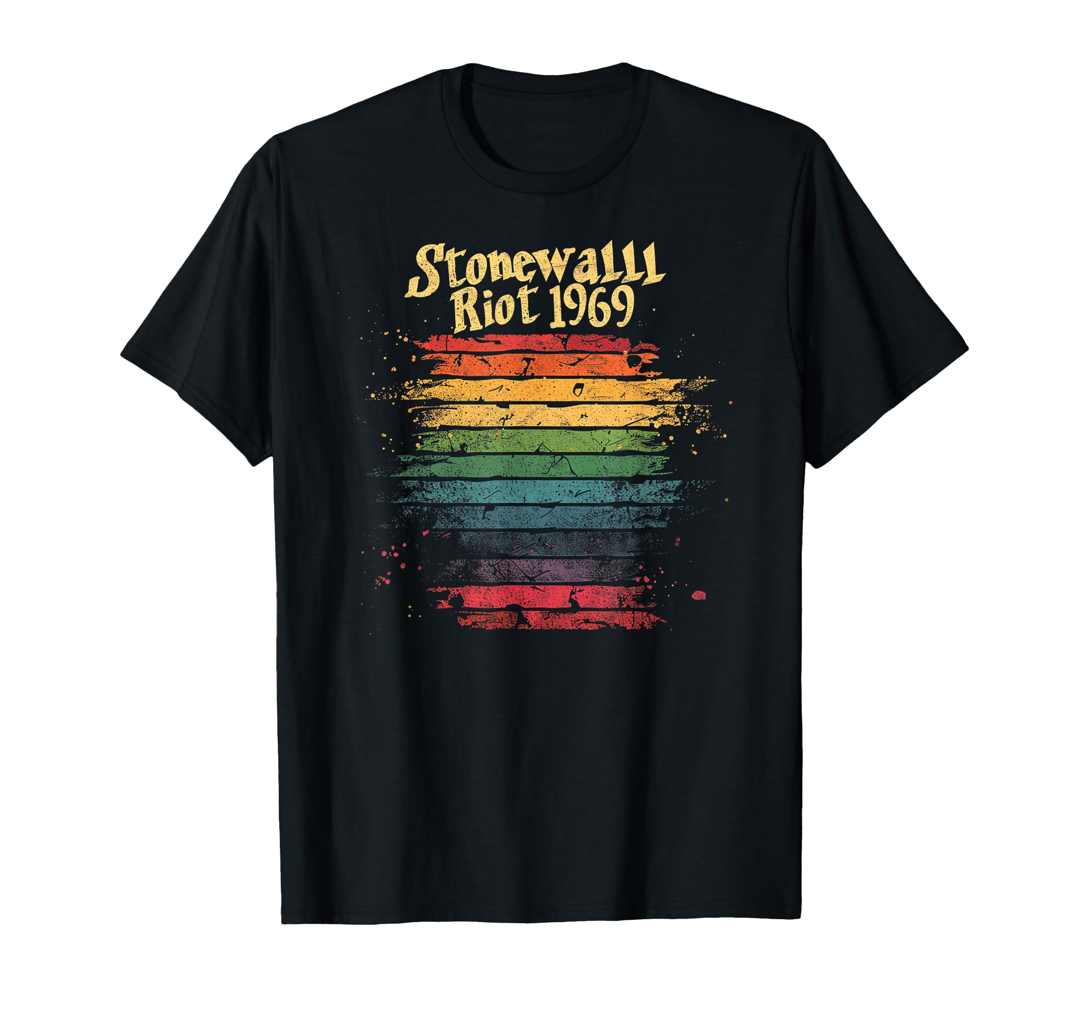Gay Pride Month Rainbow Flag Stonewall Riot 1969 LGBTQ T-Shirt