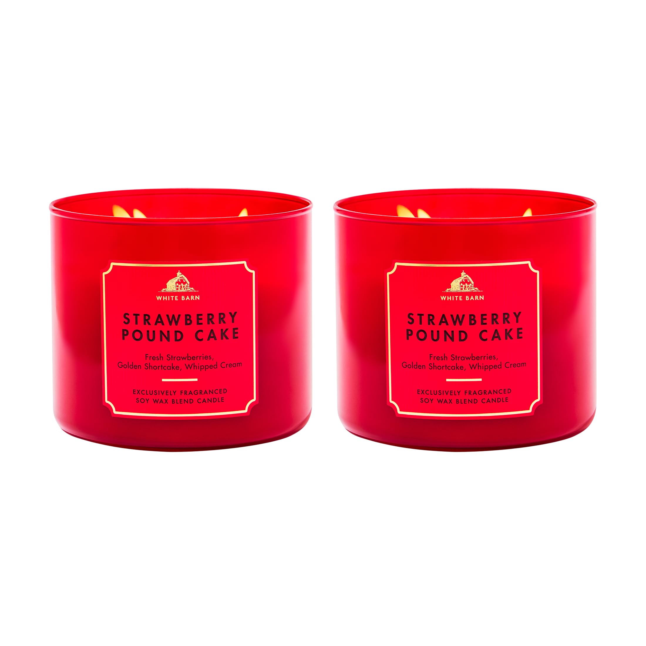 Bath & Body Works 3-Wick Candle, Long-Lasting Burn Up to 45 Hours, Exclusively Fragranced Soy Wax Blend