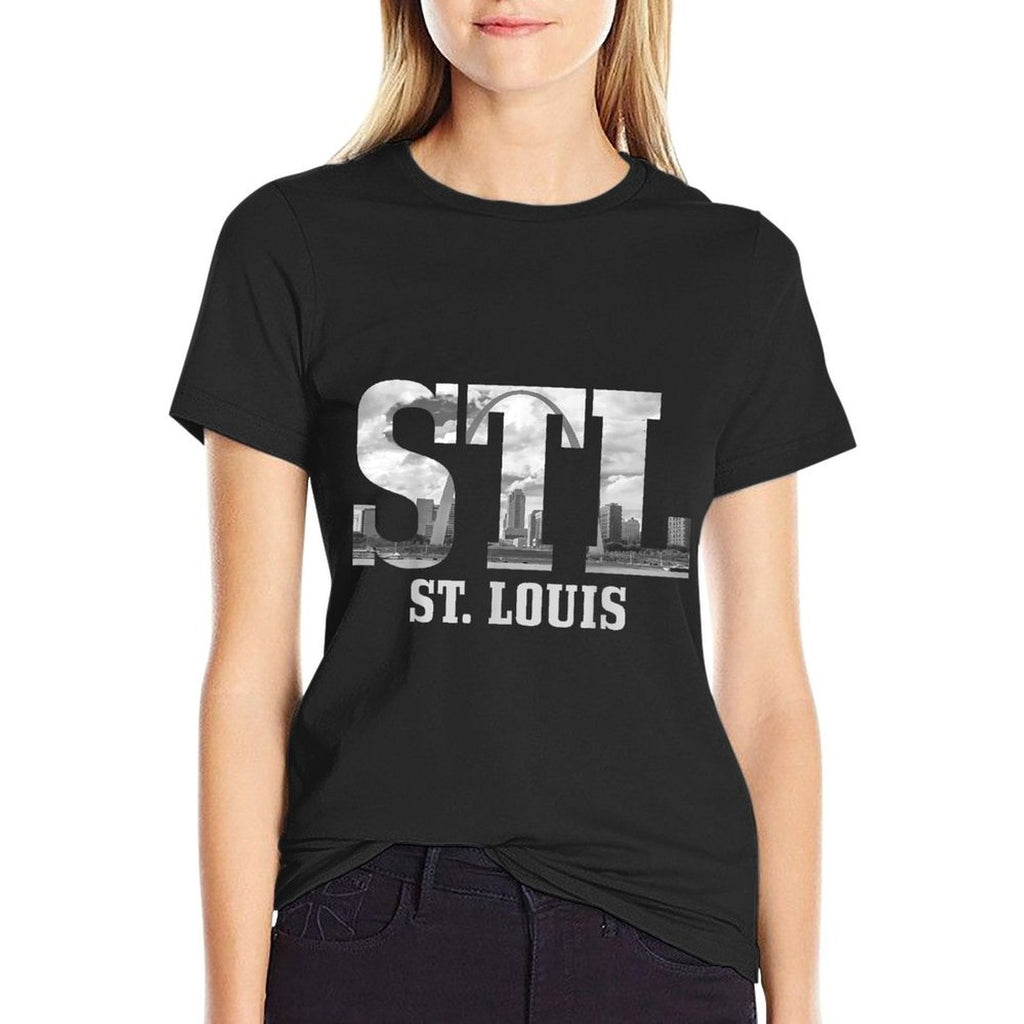 St. Louis STL Skyline Pride Missouri Vintage  Quick-drying T-Shirt